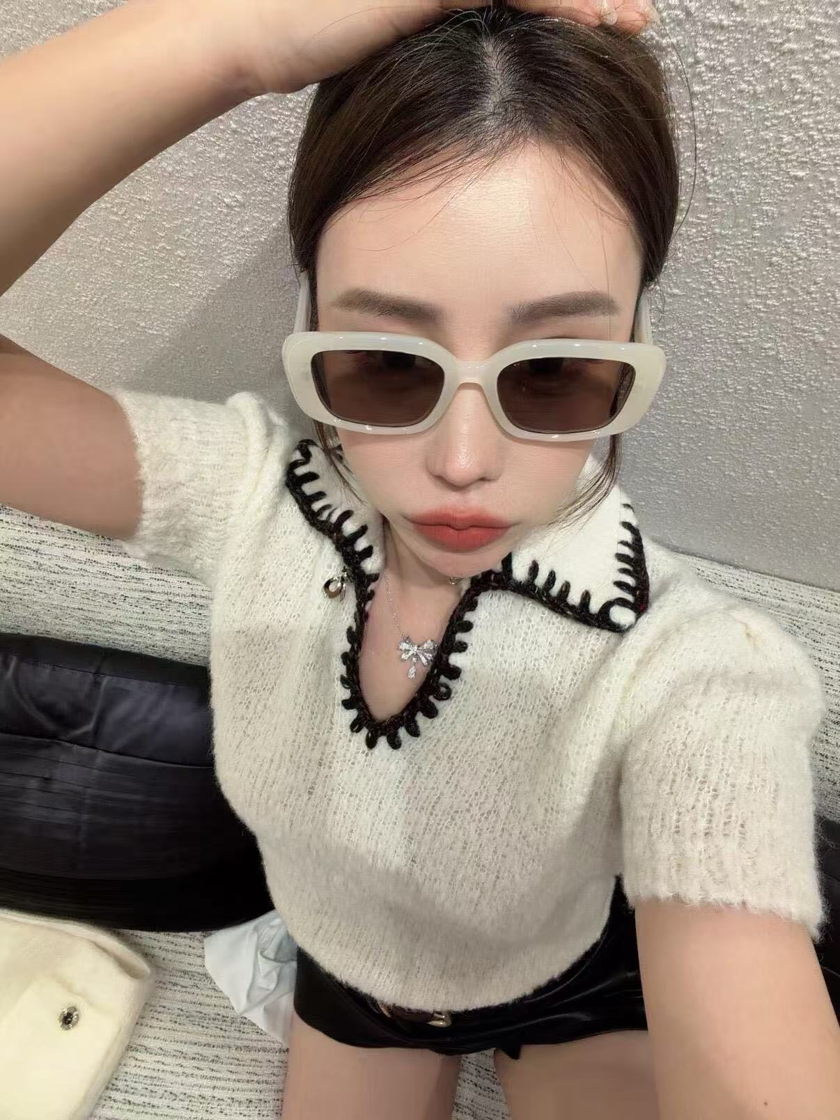  Chanel  蝴蝶結羊絮毛衣 精工 復刻 