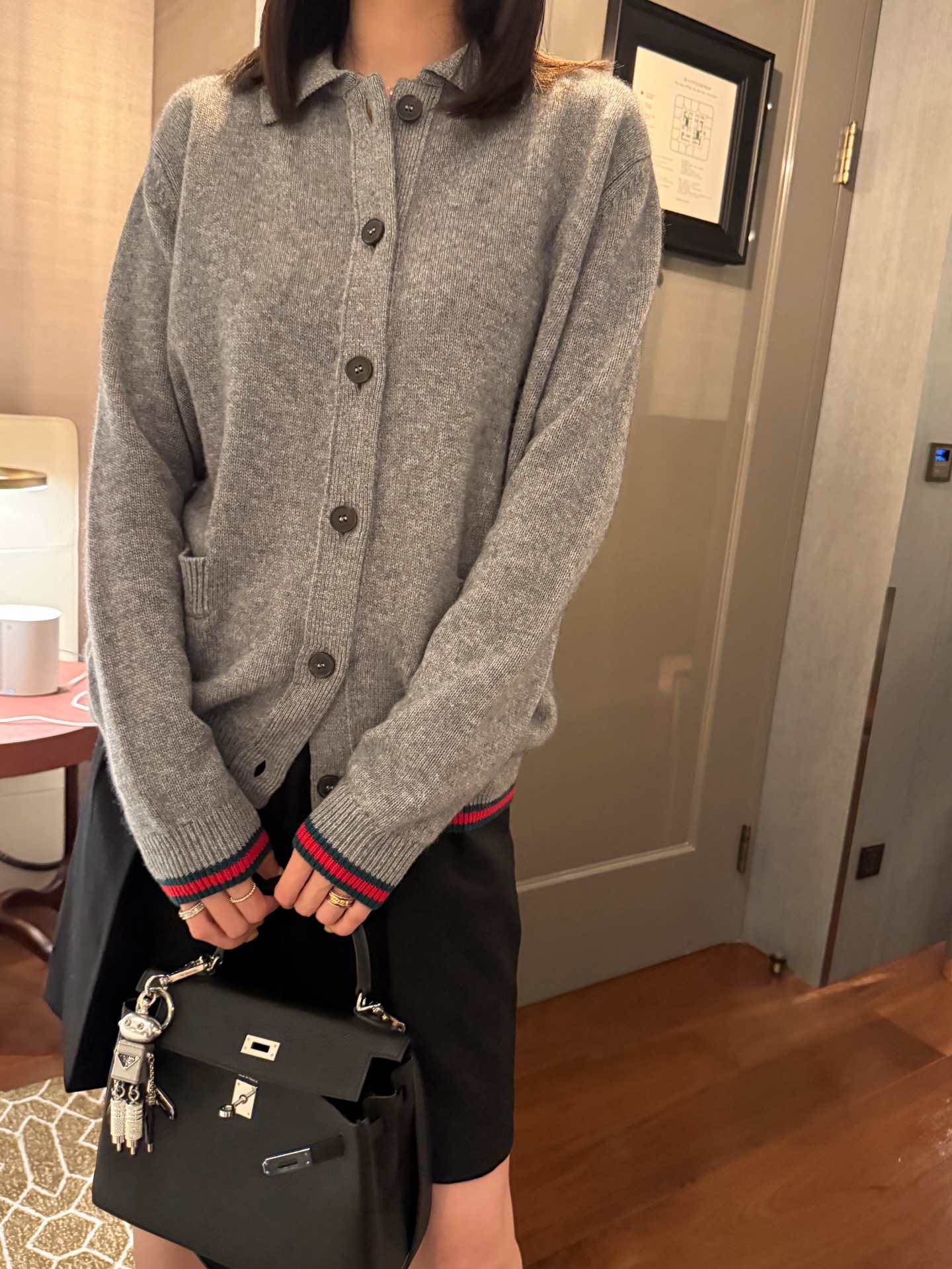 Gucci  翻領針織外套 精品 復刻