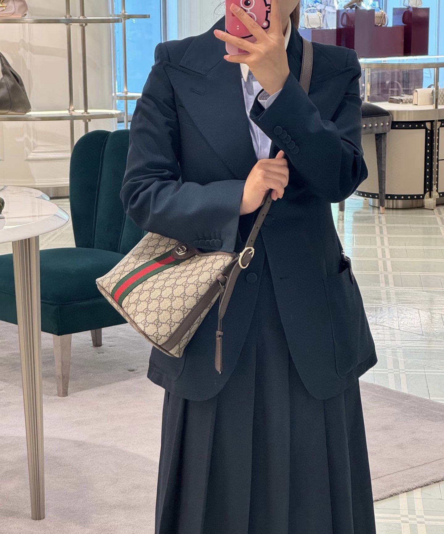 Gucci   Hobo腋下/斜背包（小號）奢侈品 精品