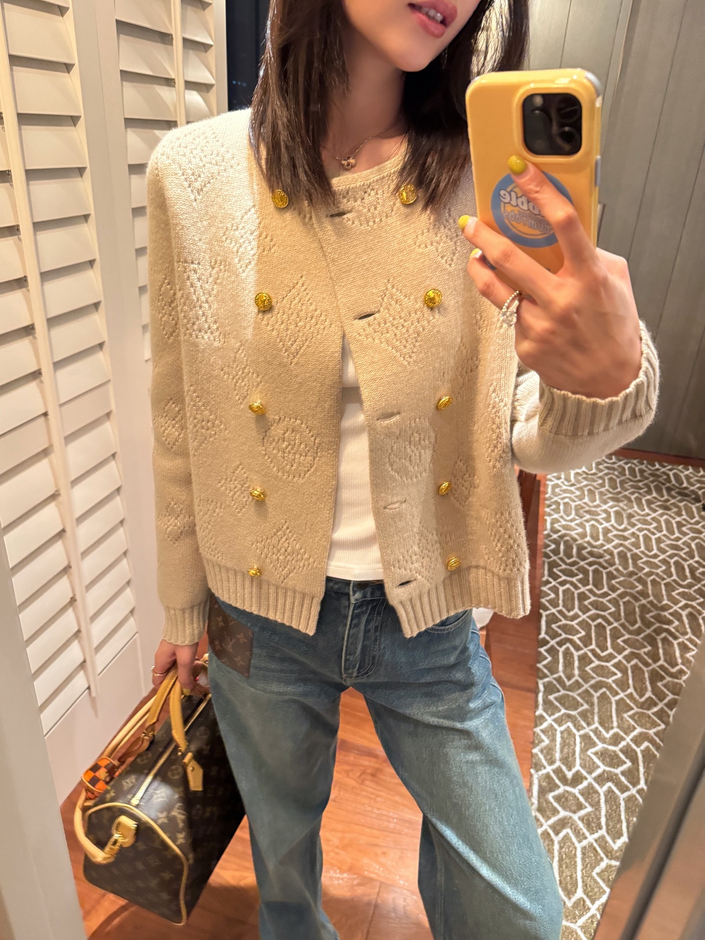 Louis Vuitton 原單 紐扣針織衫