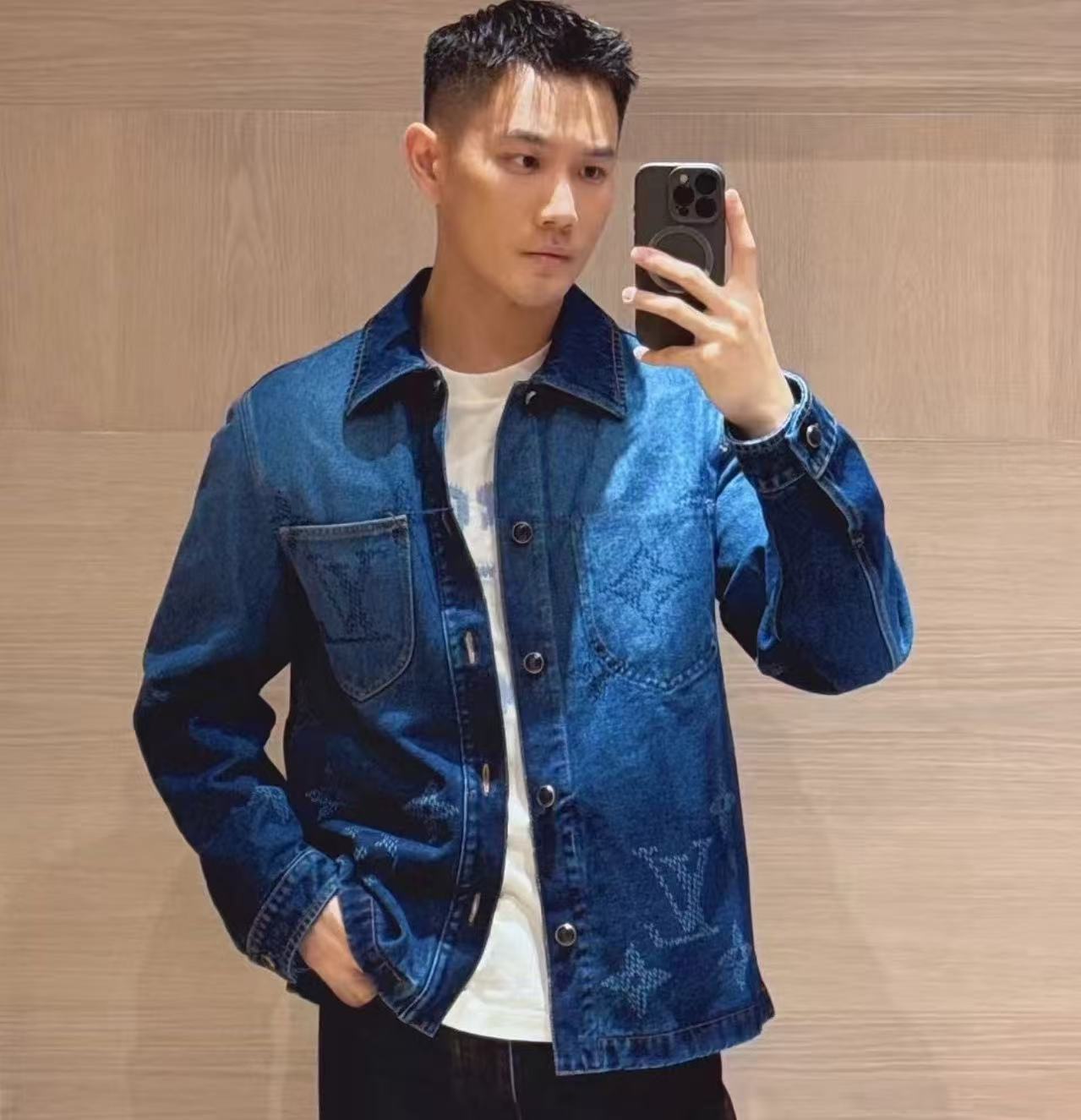 Louis Vuitton Monogram漸變老花牛仔外套 精工 A貨