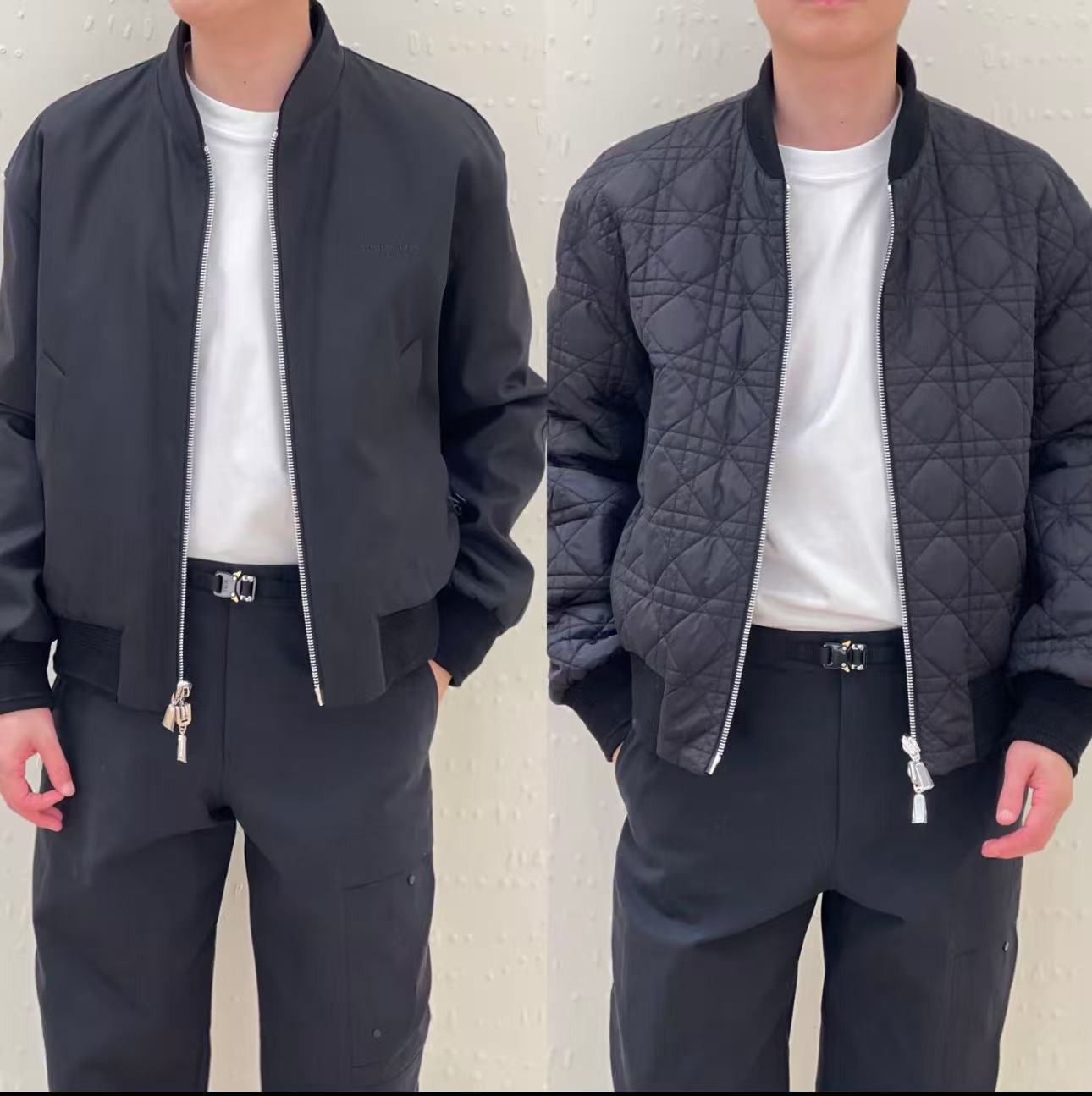 Dior  家藤格紋復刻雙面穿夾克