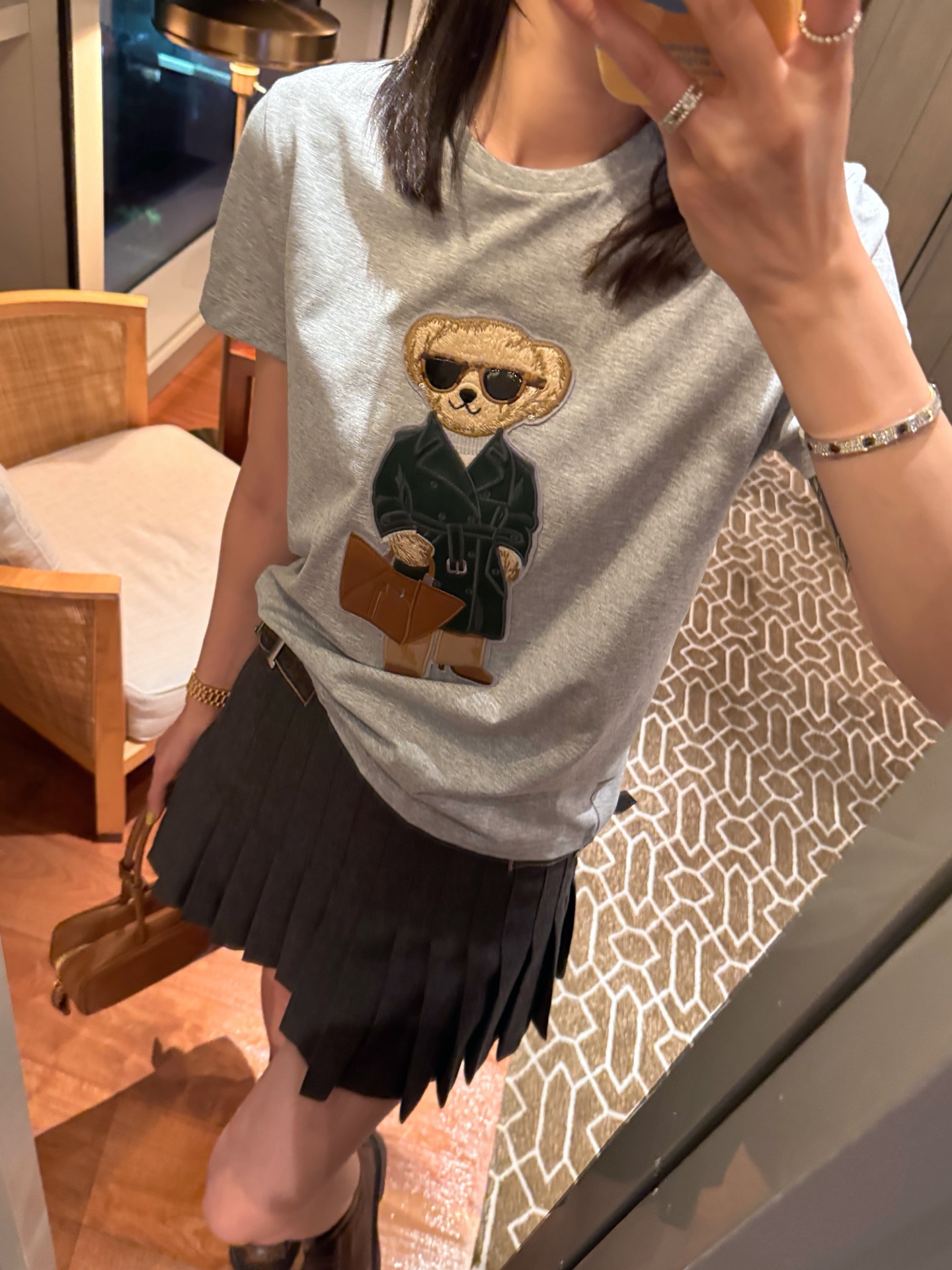 Ralph Lauren 拉夫勞倫 墨鏡小熊短袖 精品 复刻