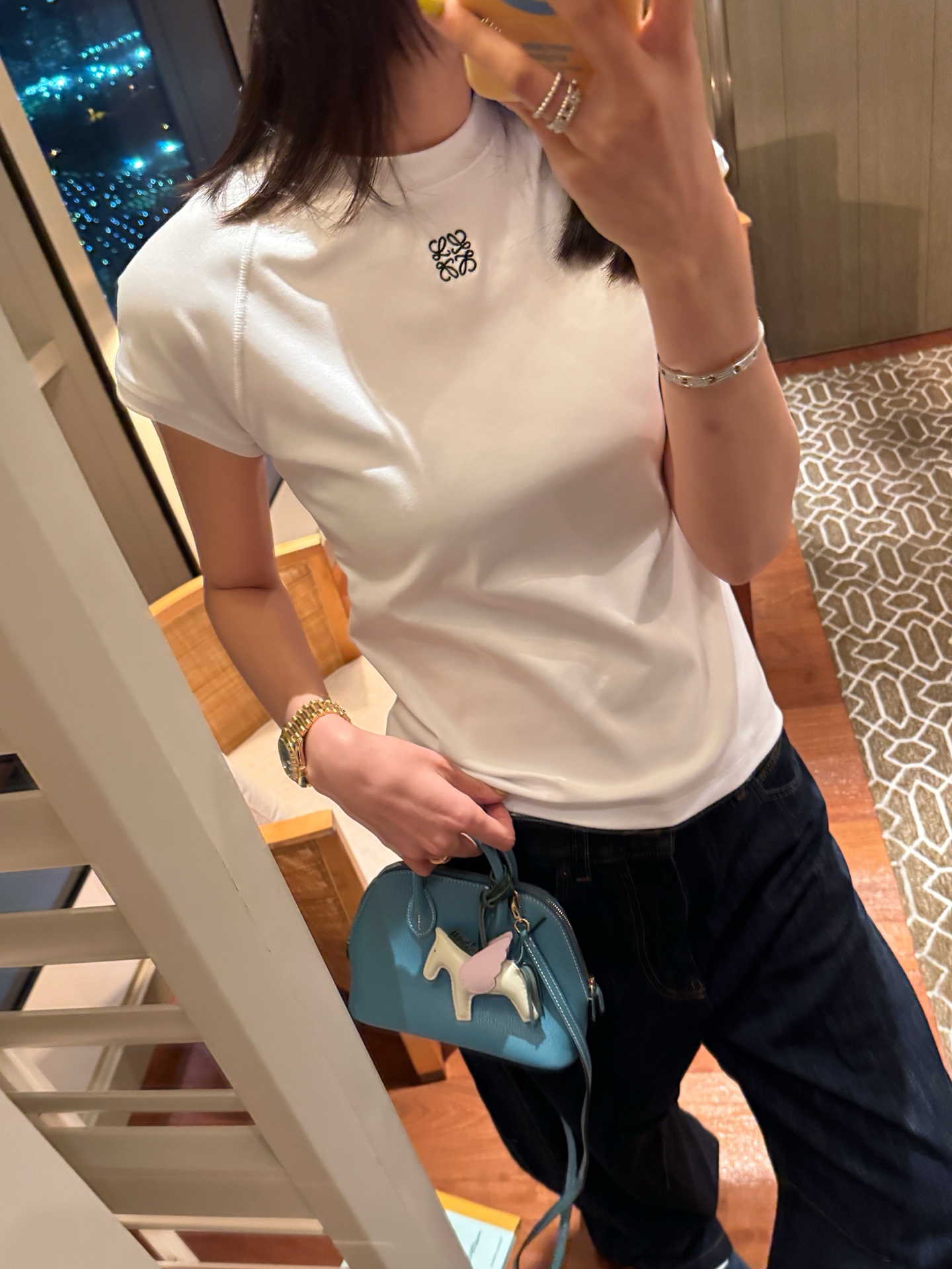 Loewe 胸前刺繡短袖 精品 時尚