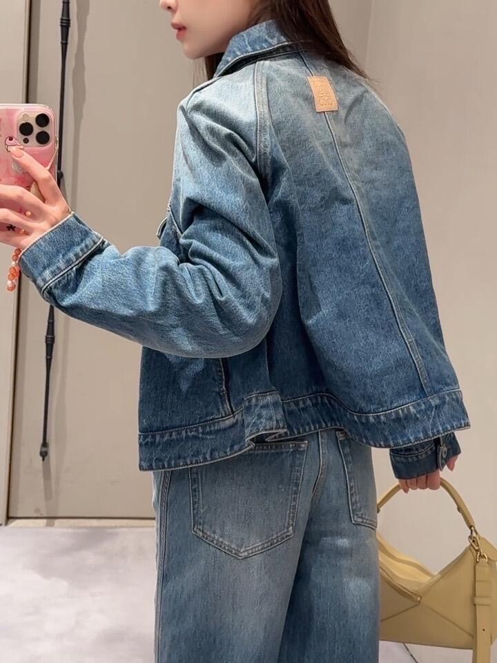 Loewe   梯形牛仔外套 精品 高仿