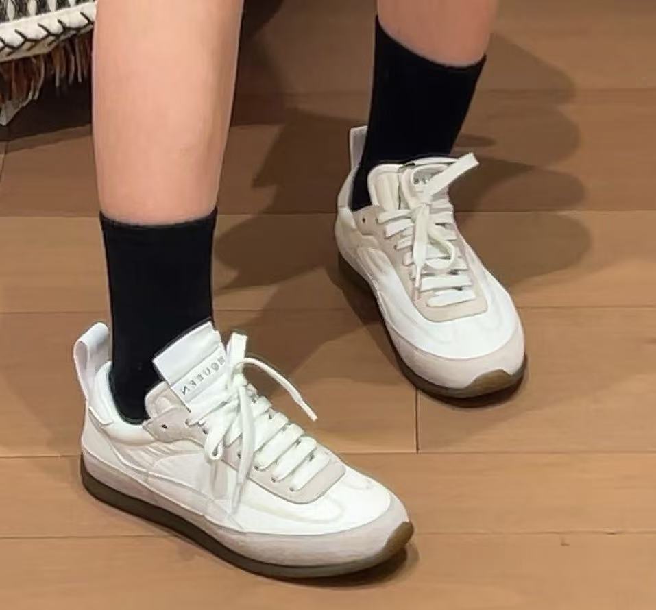 Alexander Wang  金屬卡扣拼接德訓鞋 精品 高仿