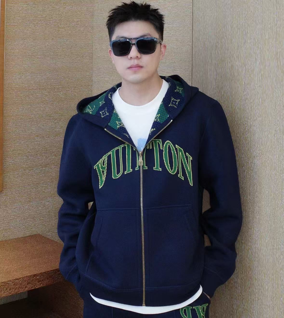 Louis Vuitton 雙面穿連帽外套 精工 精品