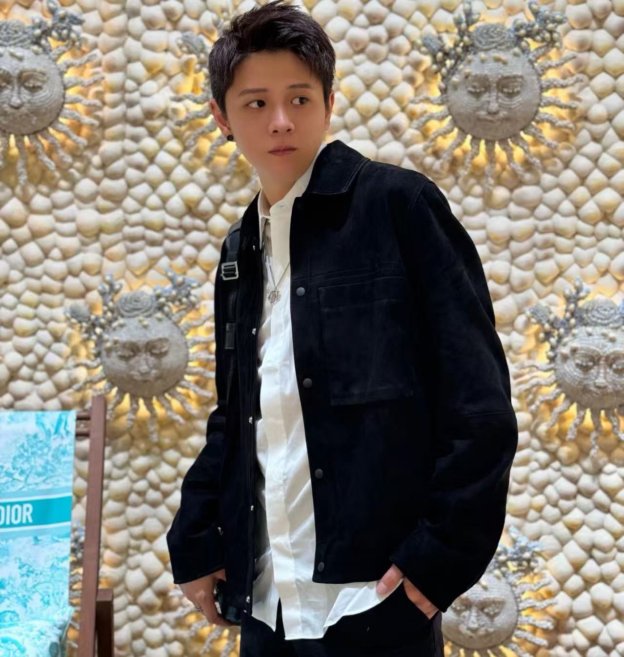  Dior  麂皮翻領夾克外套 精品 复刻