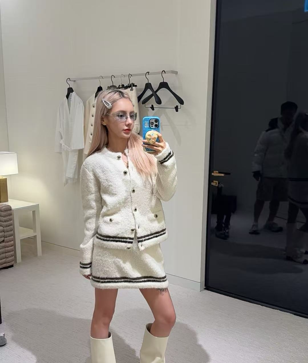 Chanel  Coco Neige 雙口袋半裙 精品 時尚