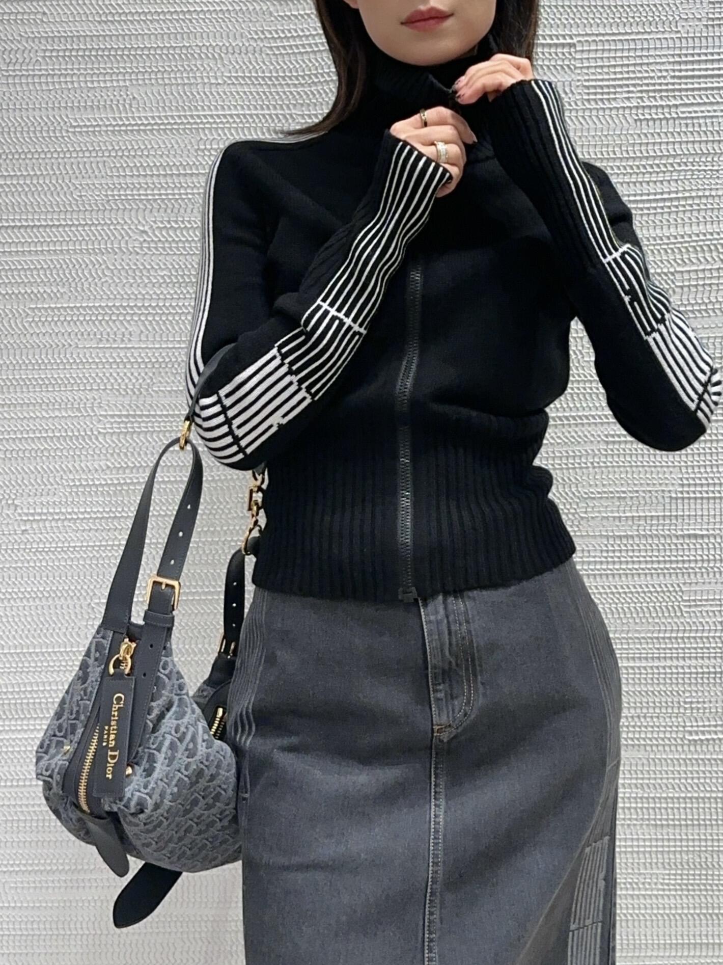 Dior 半高領拉鍊針織衫 精品 高仿