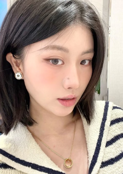 Dior CD圓徽章耳釘 精品 高仿