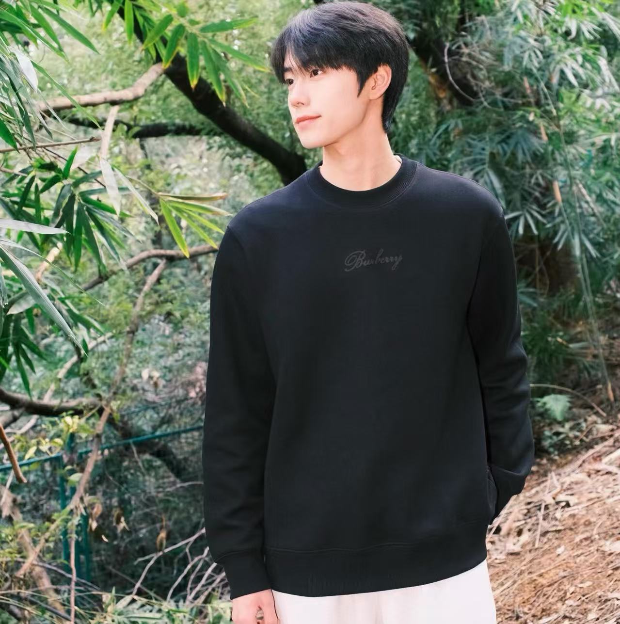 Burberry   格紋刺繡字母衛衣 精品 高仿