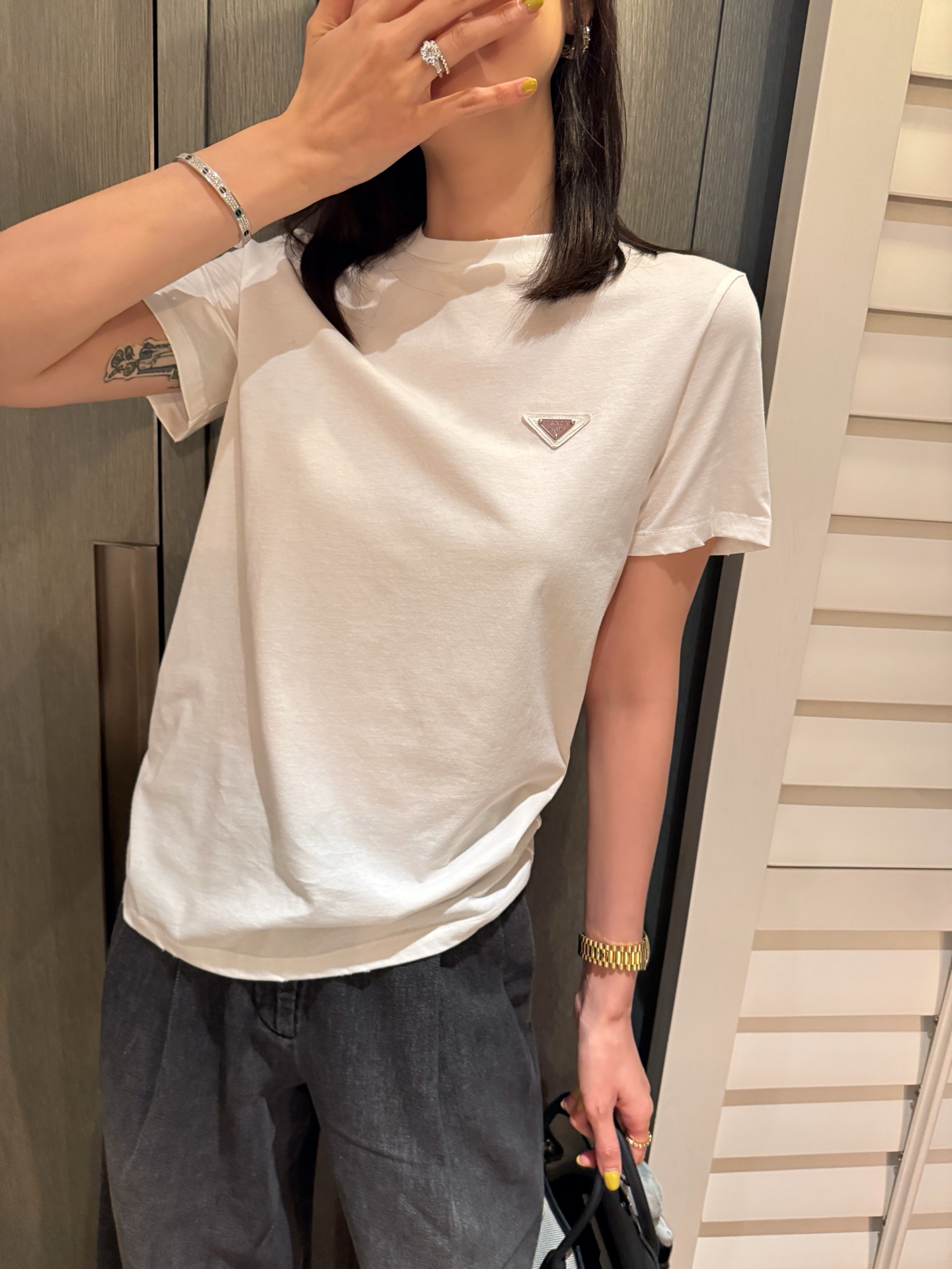 Prada  三角標短袖 精品 高仿