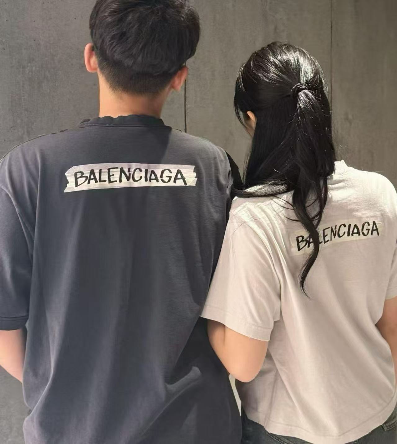 Balenciaga  前後印製字母寬鬆短袖 時尚 精品