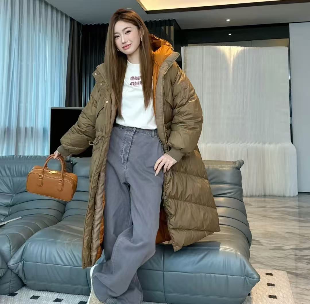 秋冬重磅特惠福利-Hermès 雙面穿長款羽絨外套