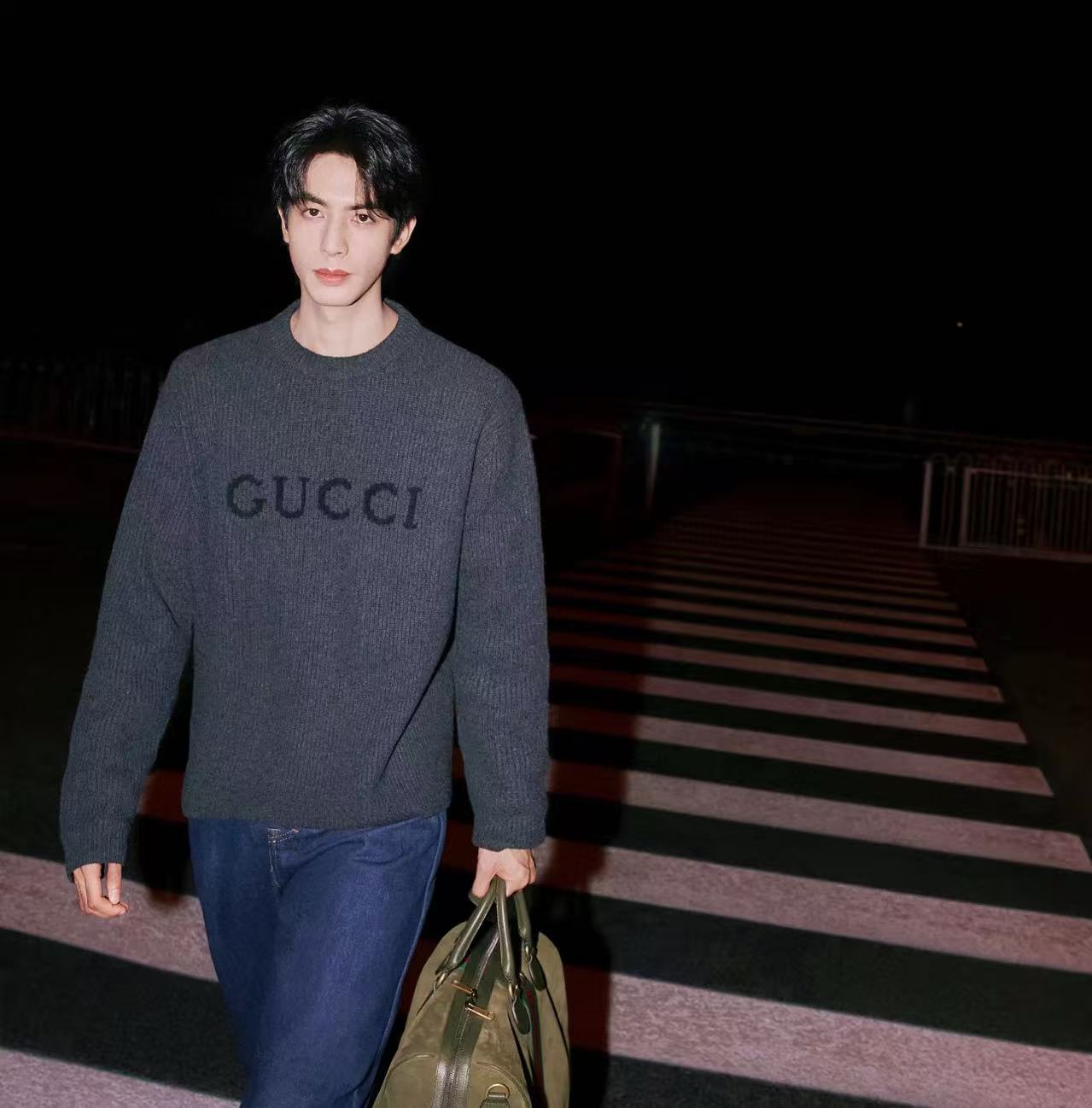 Gucci  字母logo提花針織毛衣 精品 復刻