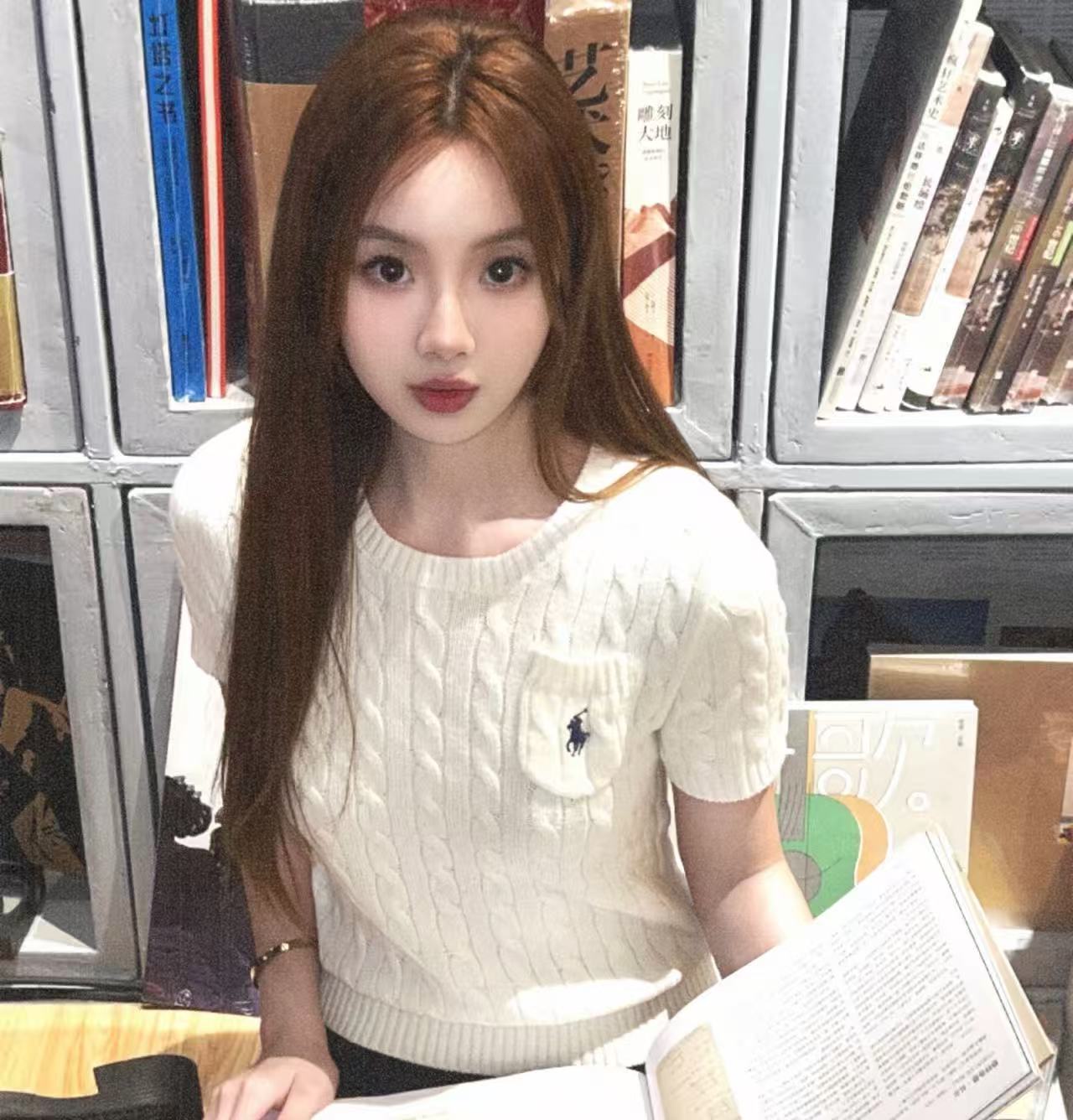 早春重磅特惠福利-Ralph Lauren 小馬刺繡螺紋針織短袖 精品 超A