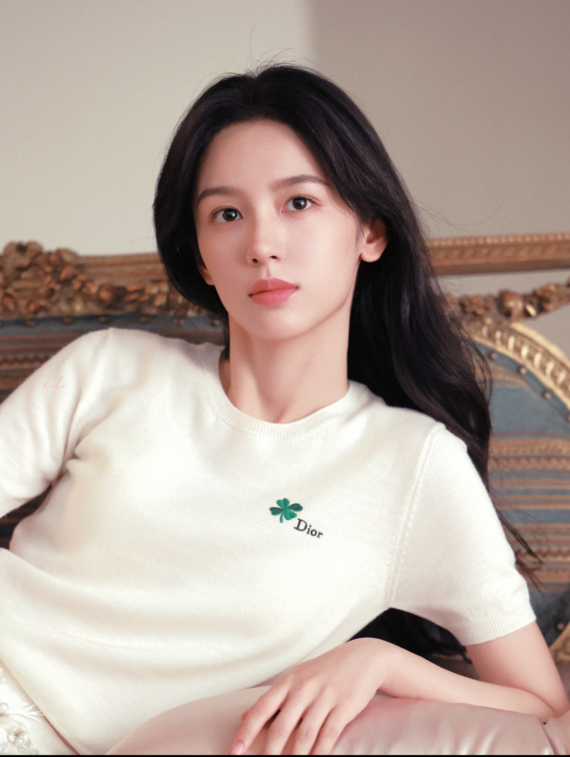 Dior   白色針織短袖精品復刻