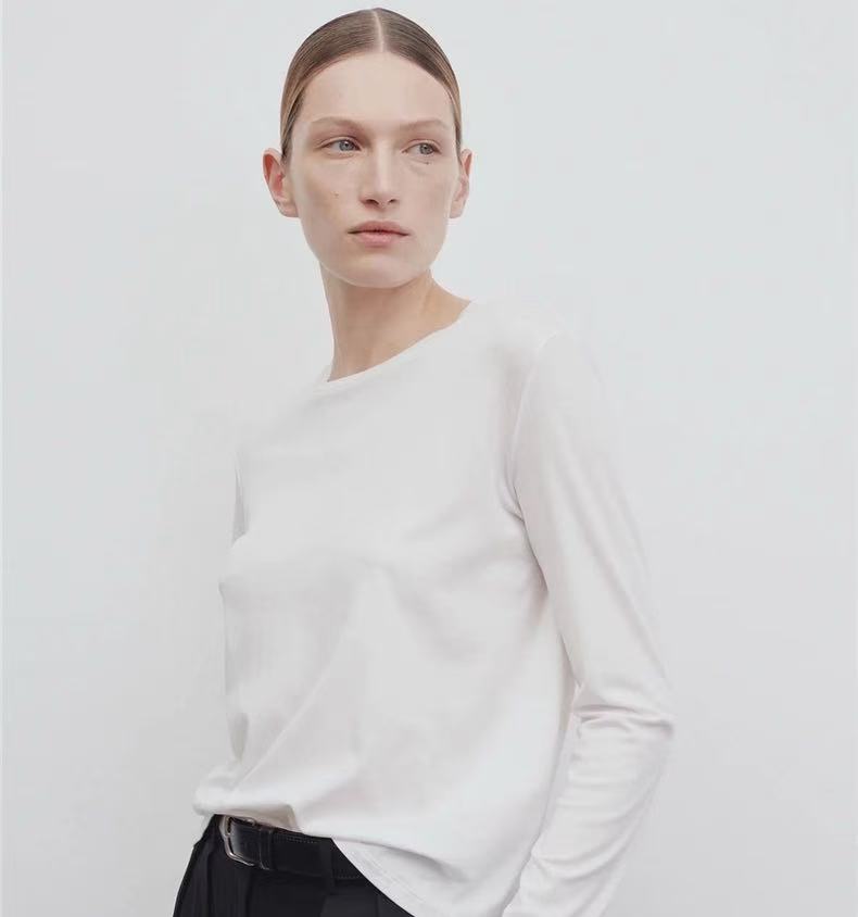 he Row 極簡圓領長袖 時尚 精品