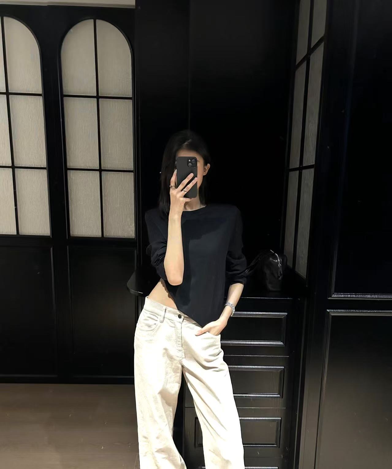 The Row  燈芯絨高腰喇叭長褲  精品設計