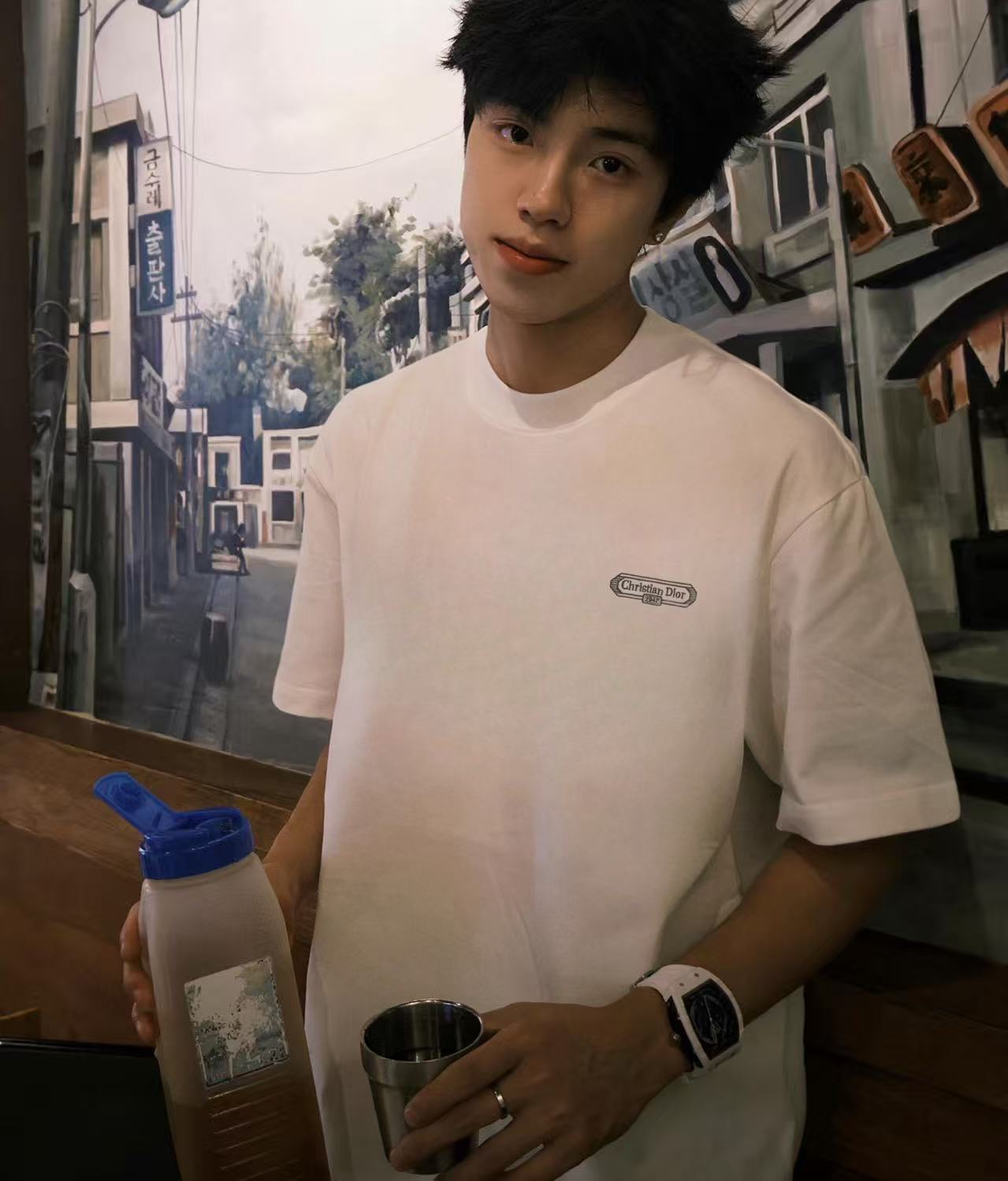 Dior 標誌刺繡字母短袖 精品 精工