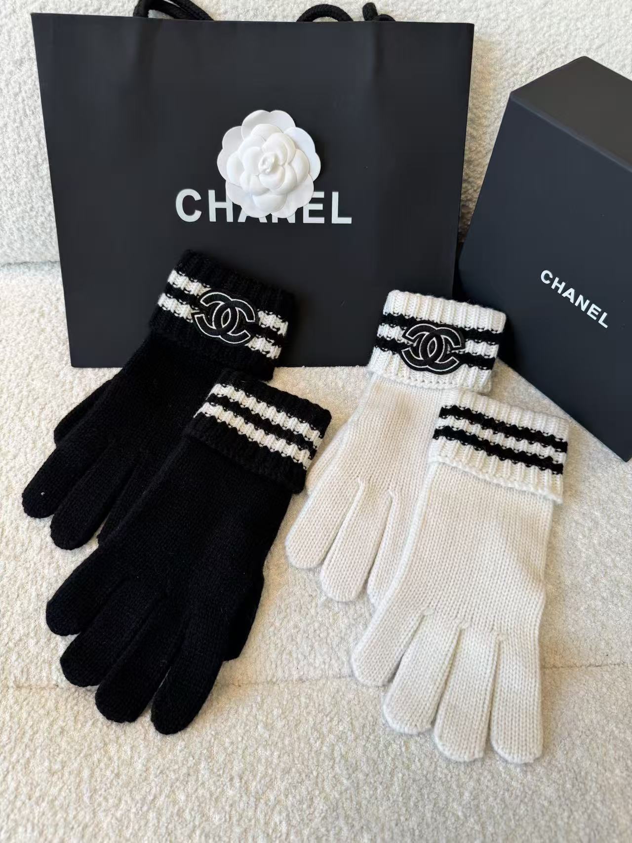 雙十一重磅特惠福利- Chanel24B毛線手套 精品 時尚