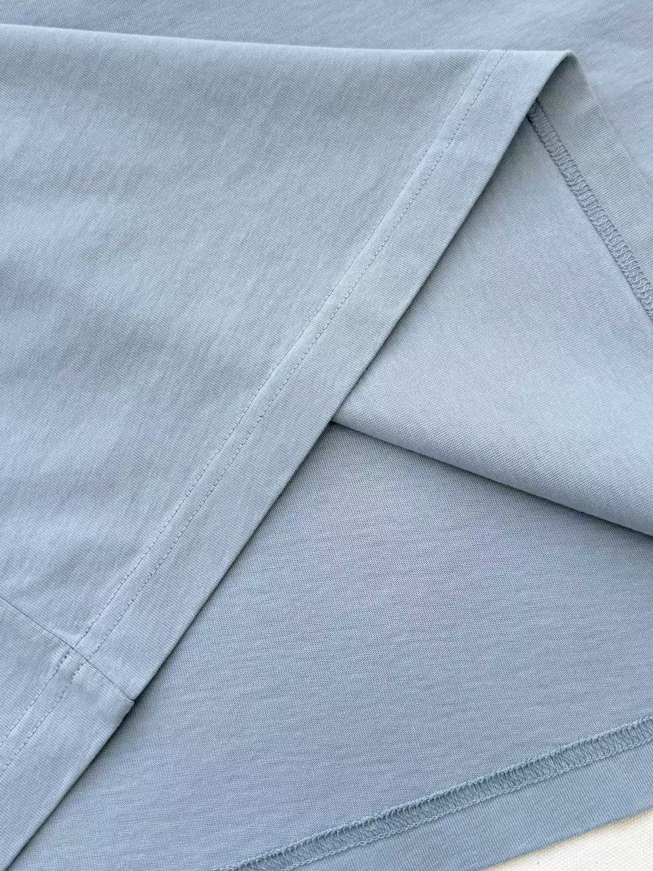 Balenciaga  前後字母刺繡寬鬆短袖 時尚 精品 - 8