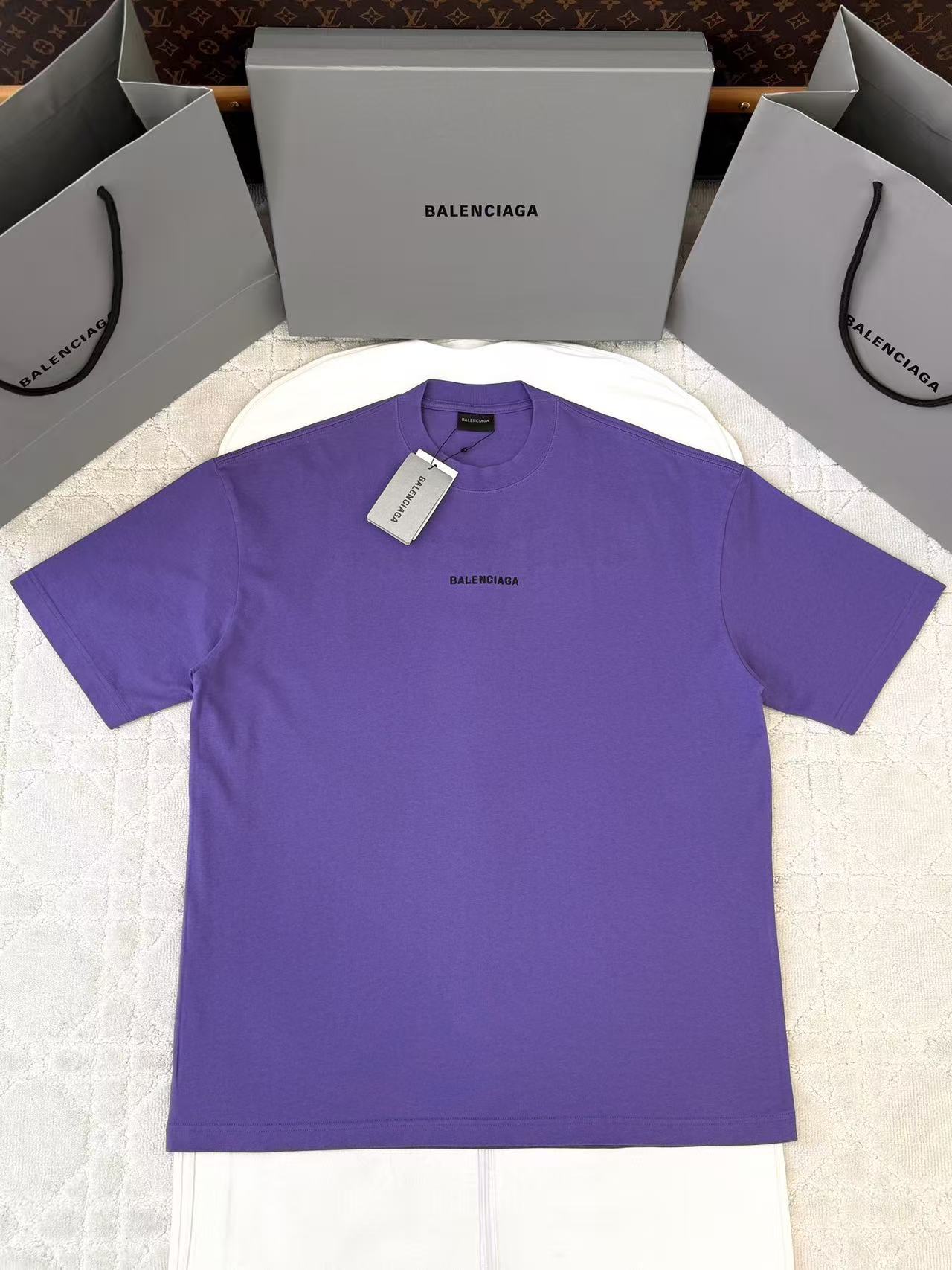 Balenciaga  前後字母刺繡寬鬆短袖 時尚 精品 - 12