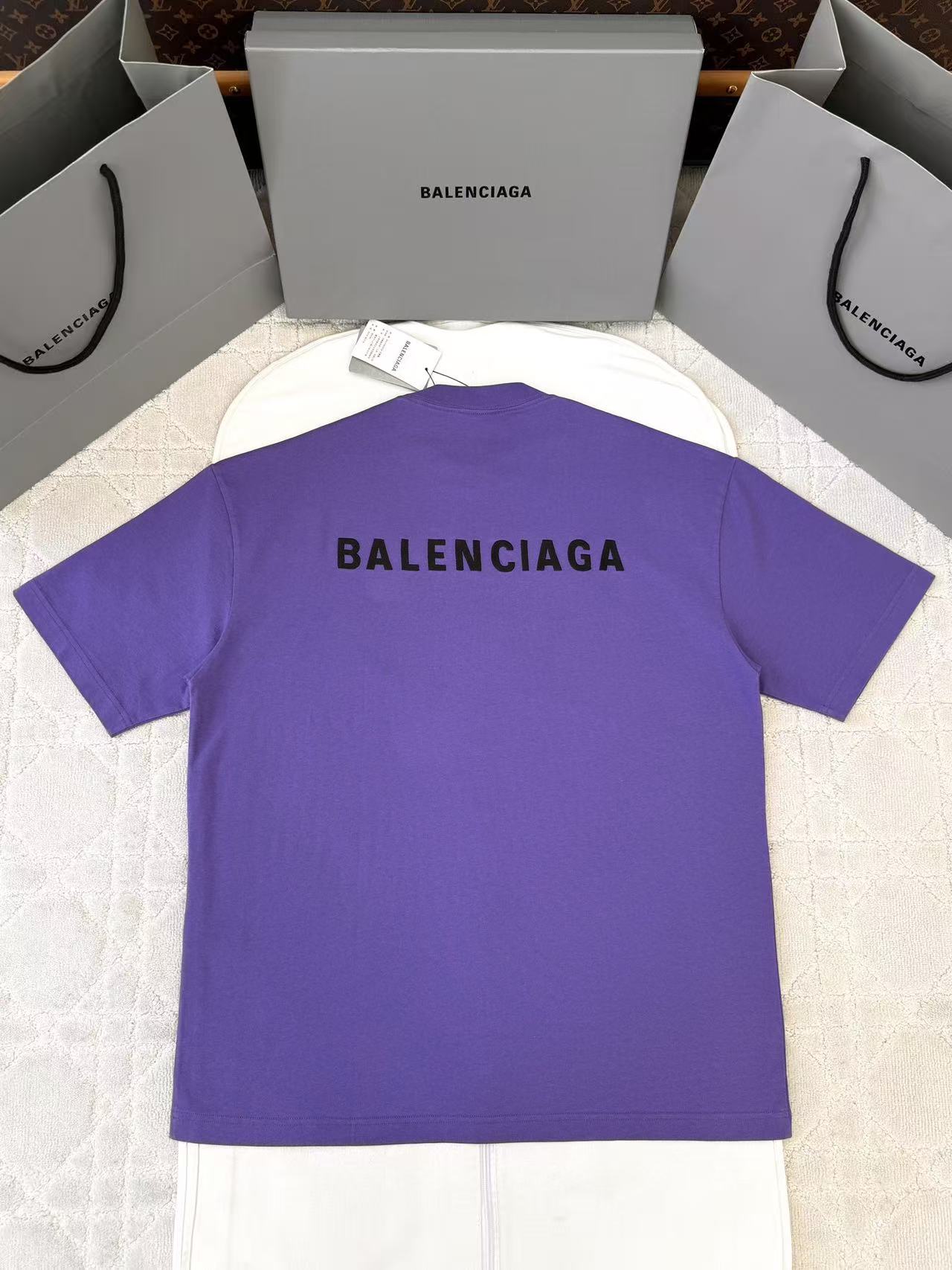 Balenciaga  前後字母刺繡寬鬆短袖 時尚 精品 - 13