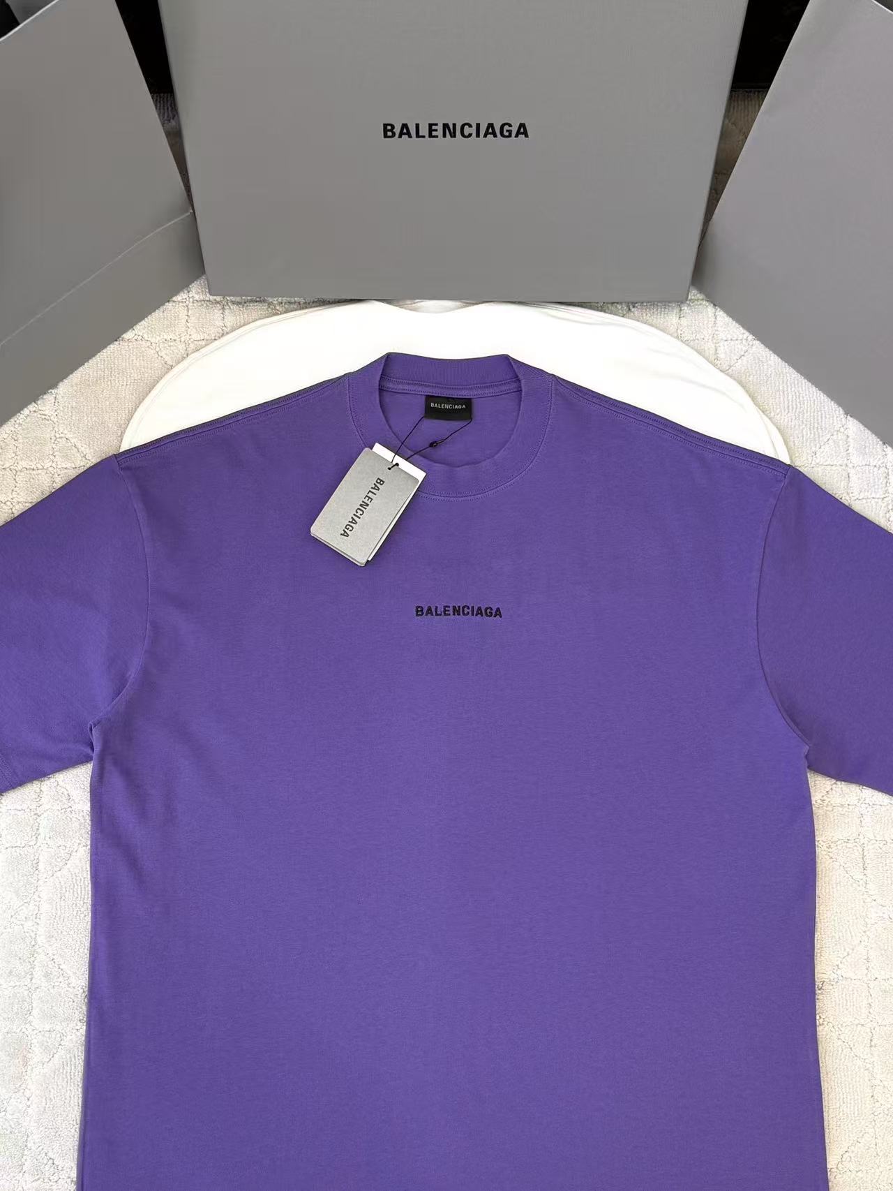 Balenciaga  前後字母刺繡寬鬆短袖 時尚 精品 - 15