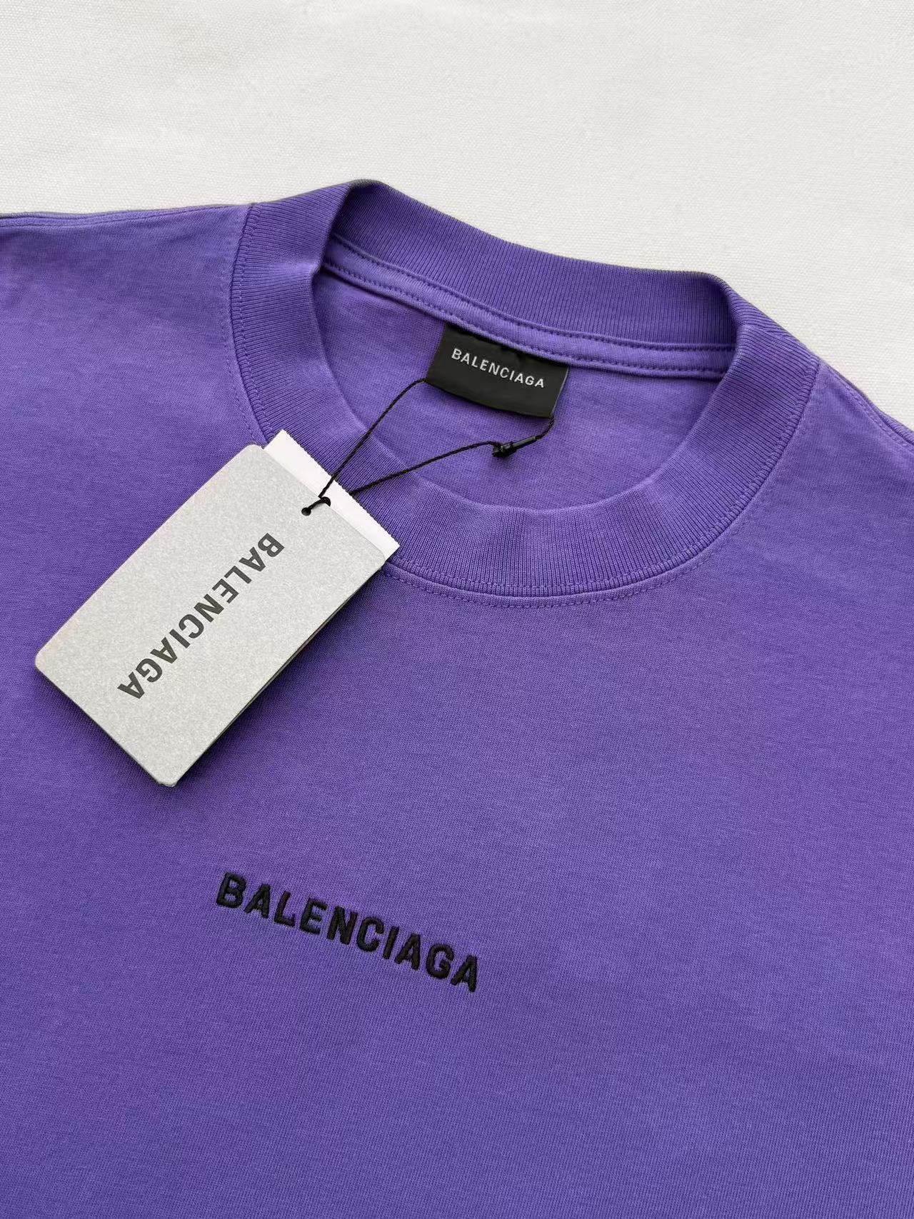 Balenciaga  前後字母刺繡寬鬆短袖 時尚 精品 - 16