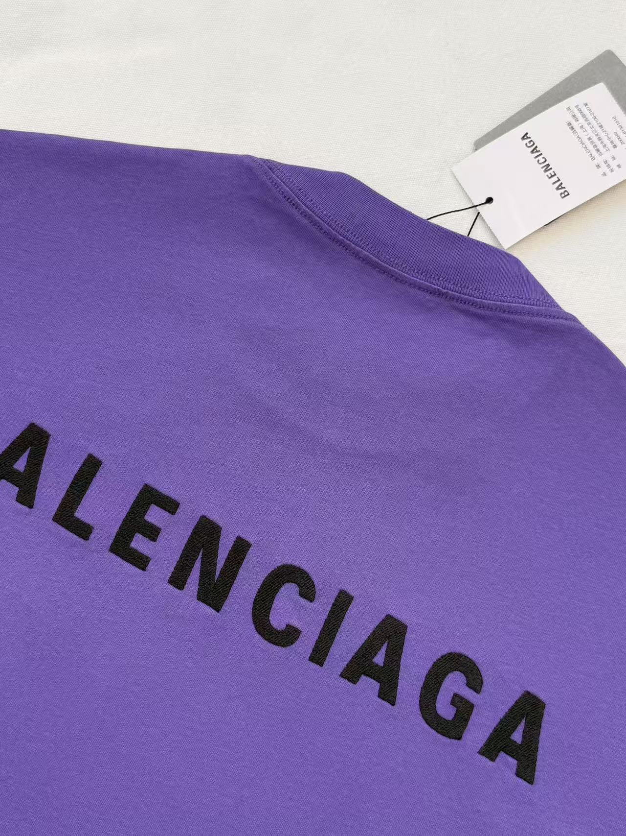 Balenciaga  前後字母刺繡寬鬆短袖 時尚 精品 - 19