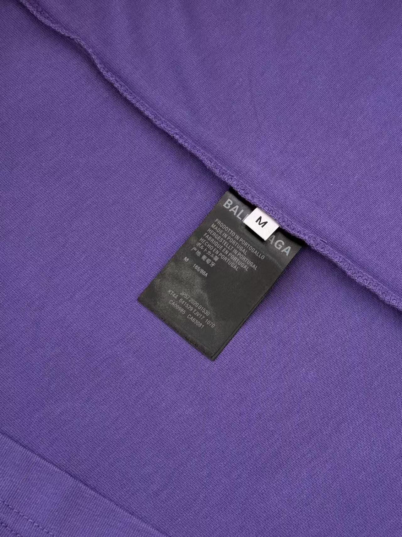 Balenciaga  前後字母刺繡寬鬆短袖 時尚 精品 - 20