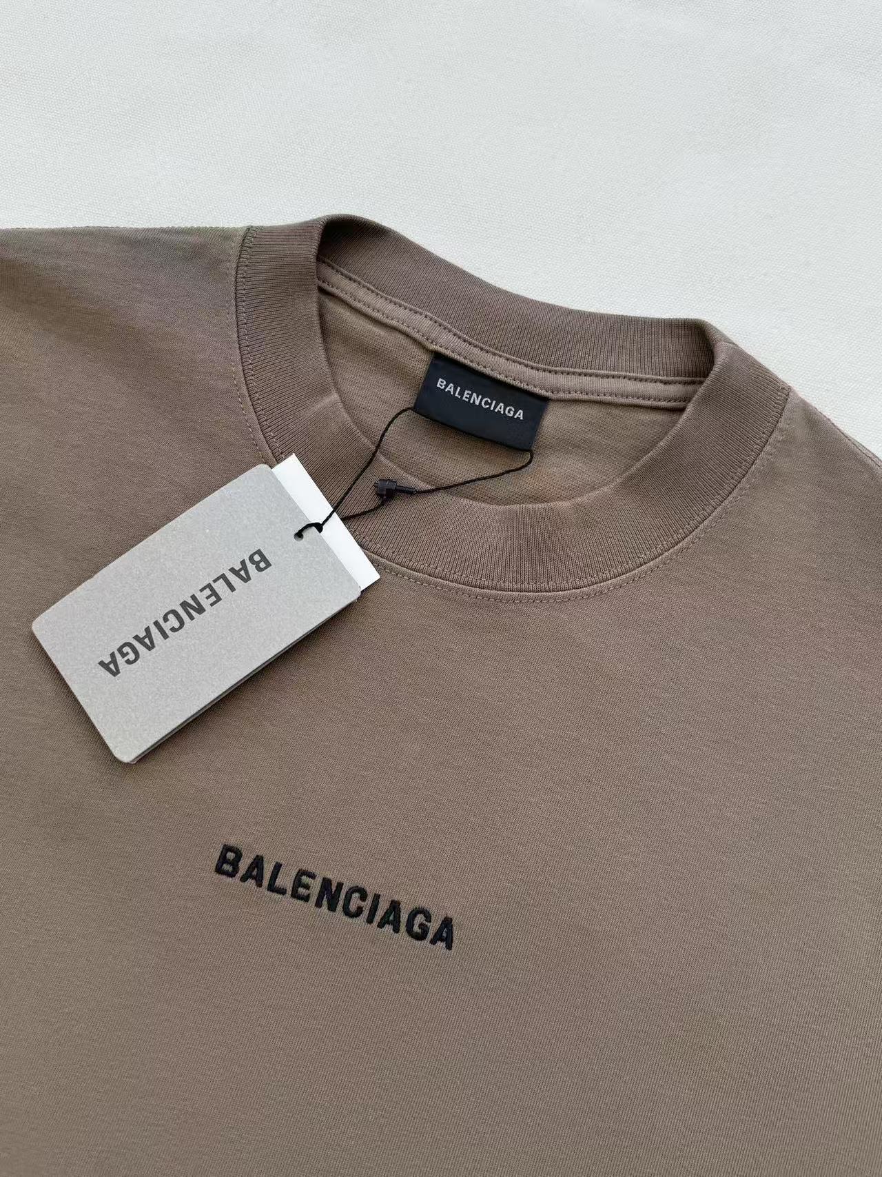 Balenciaga  前後字母刺繡寬鬆短袖 時尚 精品 - 25