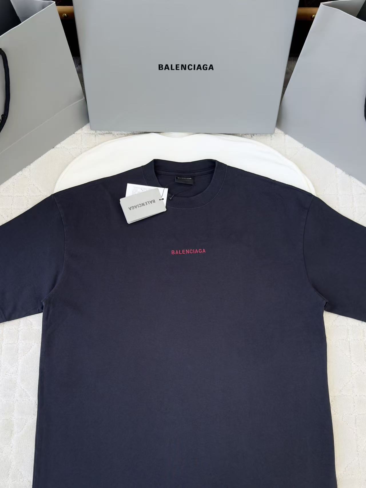 Balenciaga  前後字母刺繡寬鬆短袖 時尚 精品 - 33