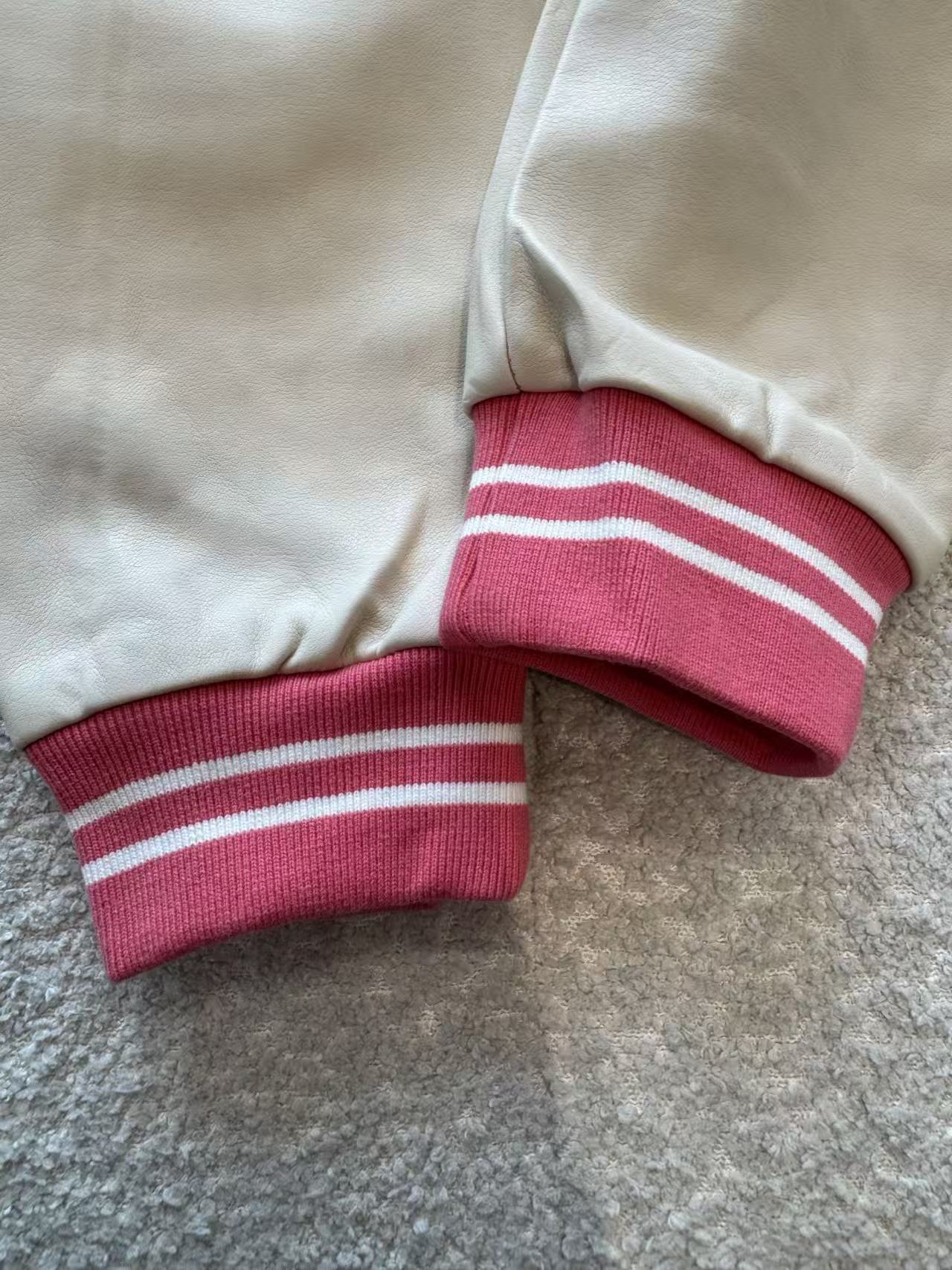 雙十一重磅福利款-Celine 拼接後背字母棒球外套 精品 時尚 - 11