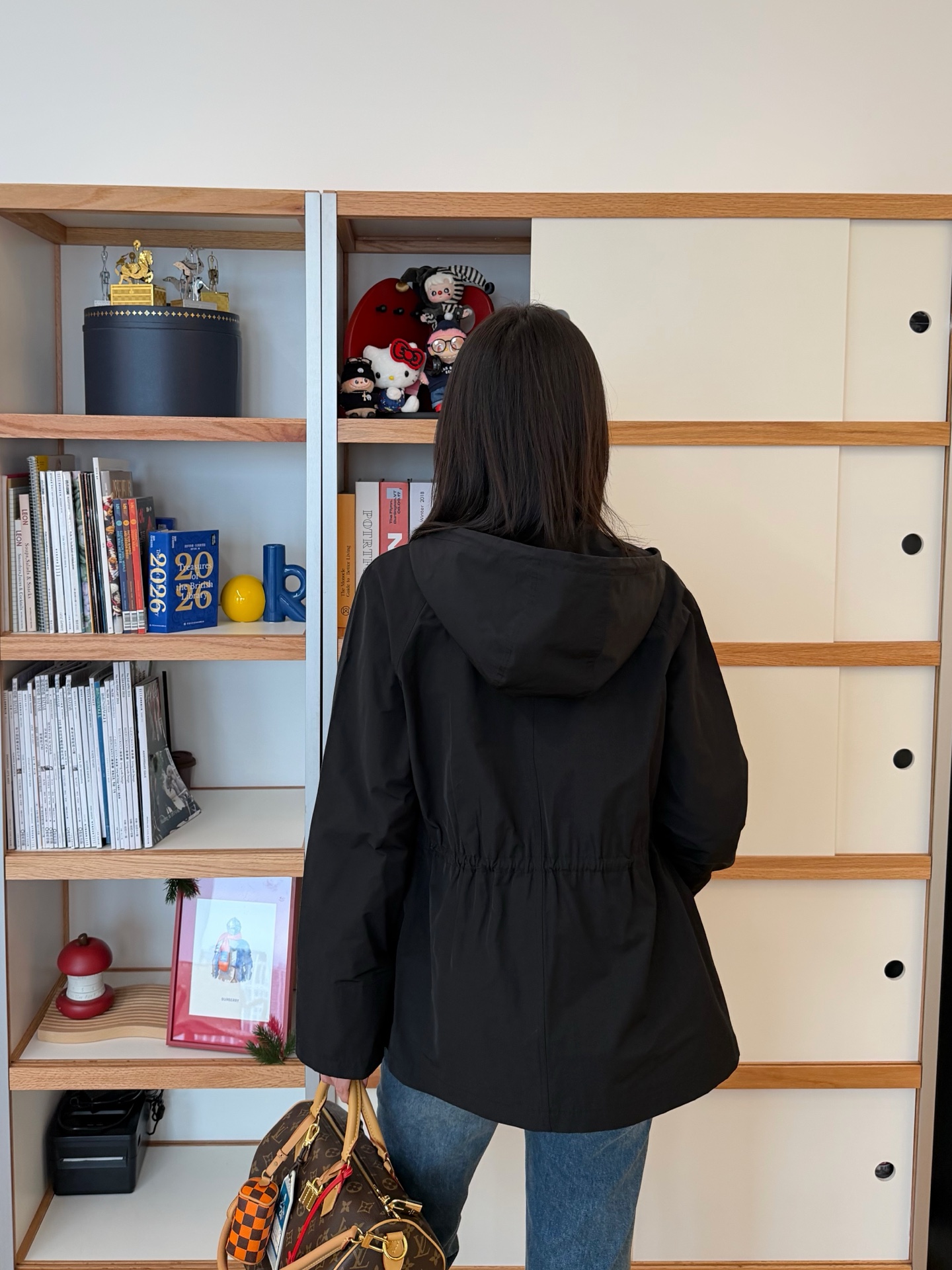 Louis Vuitton 帽抽繩風衣外套 高仿 時尚 - 9