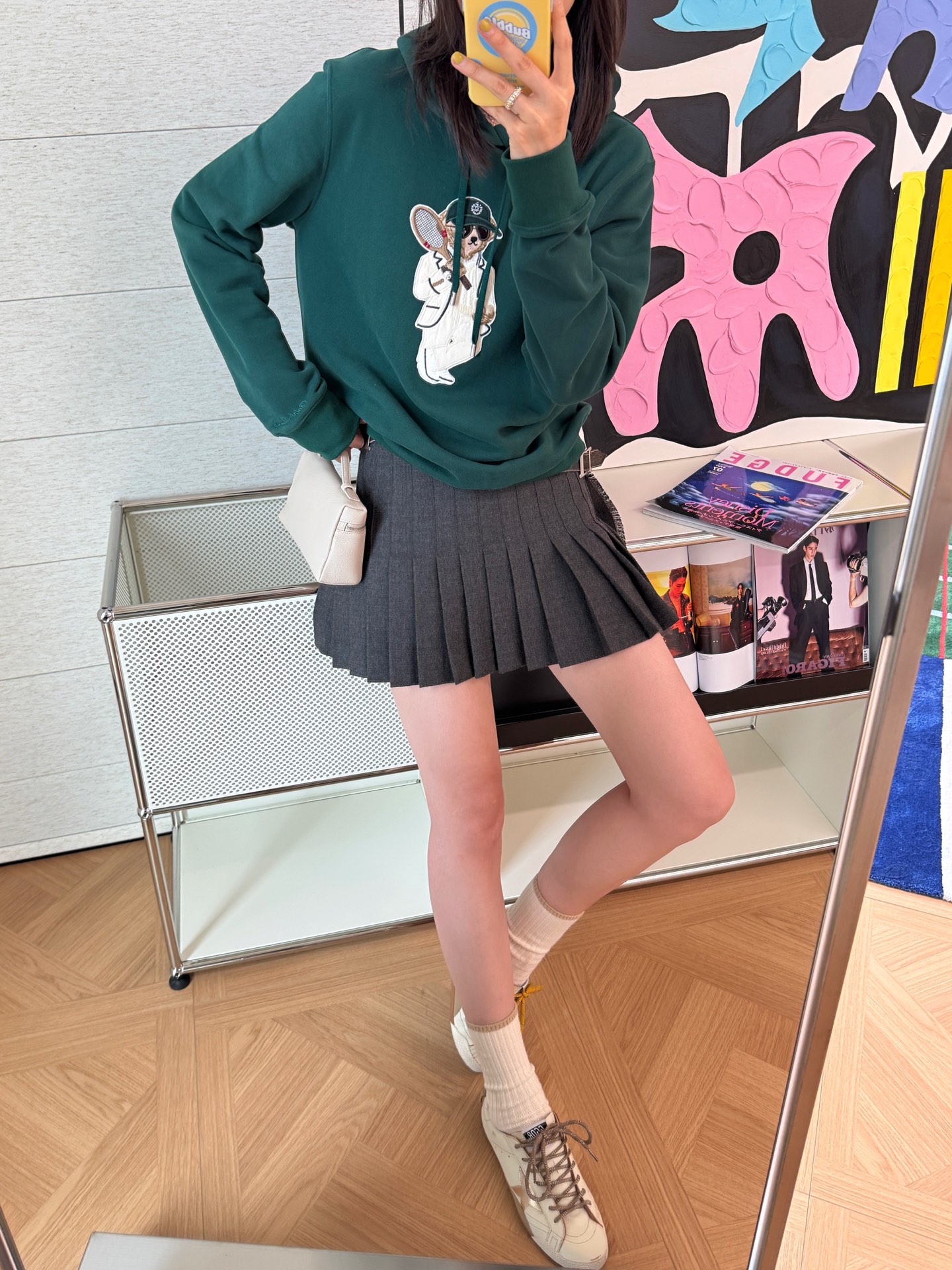 Ralph Lauren 拉夫勞倫 網球小熊綠色連帽衛衣 精品 復刻 - 2