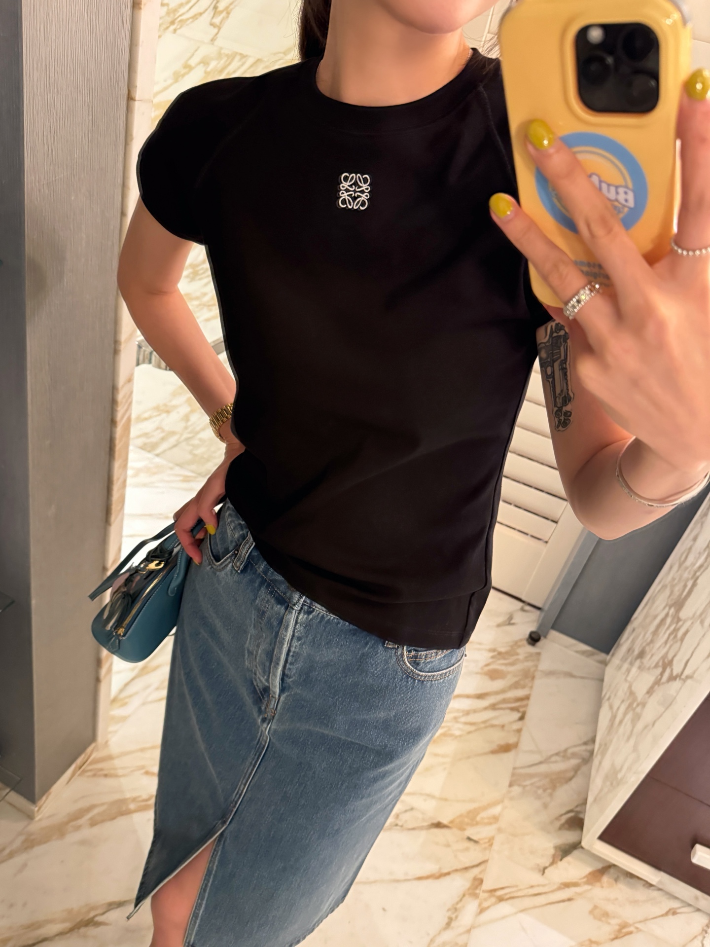 Loewe 胸前刺繡短袖 精品 時尚 - 16