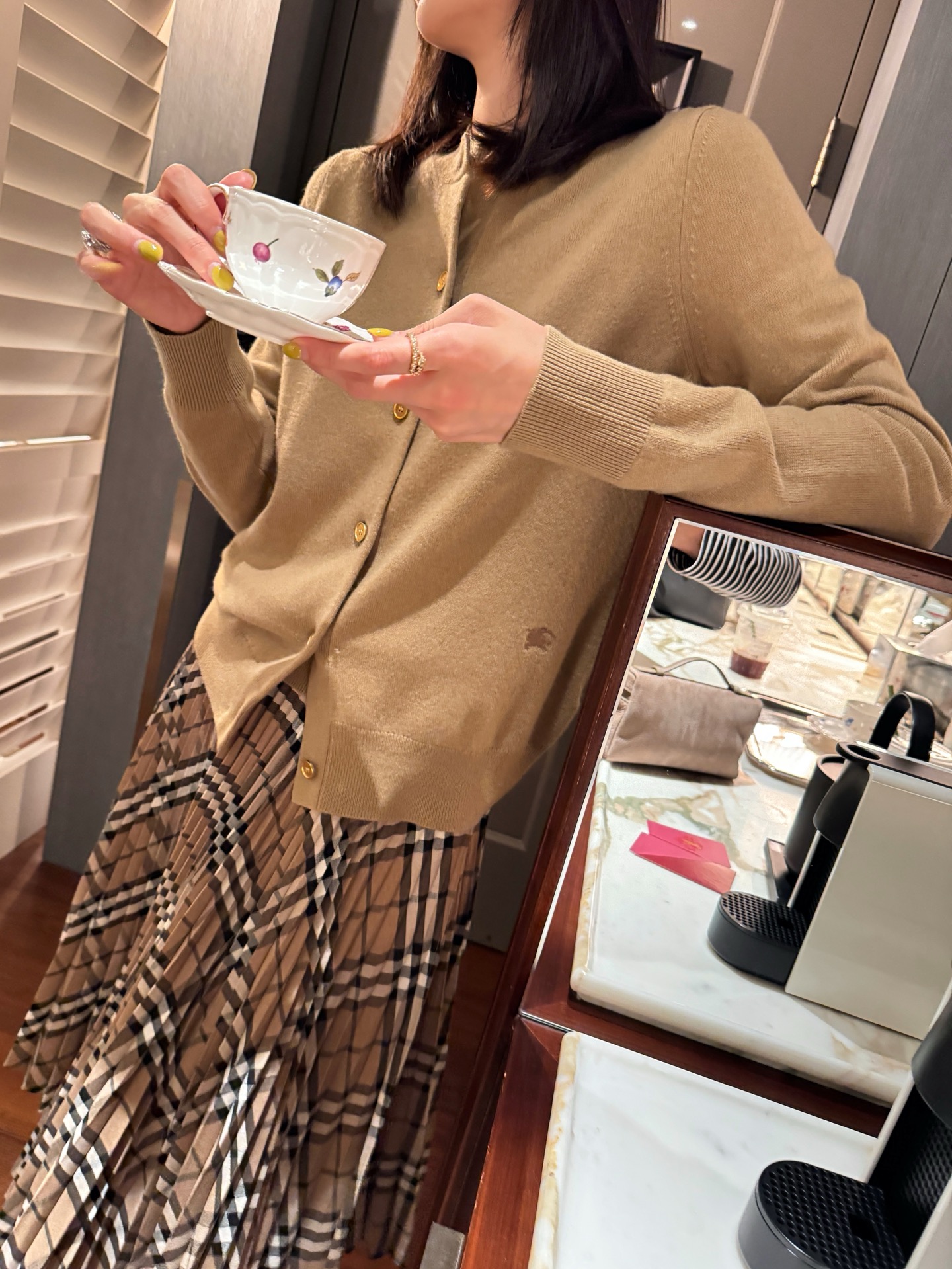 Burberry 下擺騎士刺繡針織開衫 奢侈品 精品 - 5