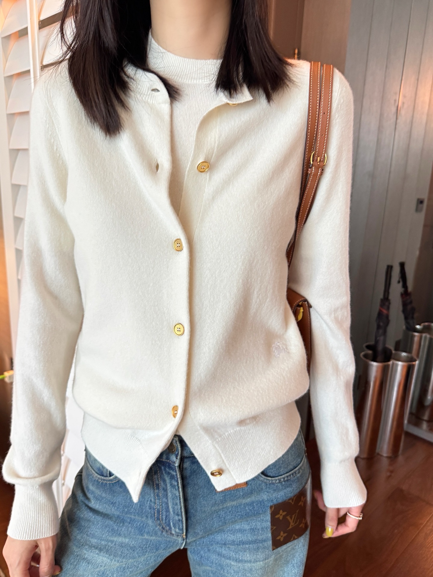 Burberry 下擺騎士刺繡針織開衫 奢侈品 精品 - 12