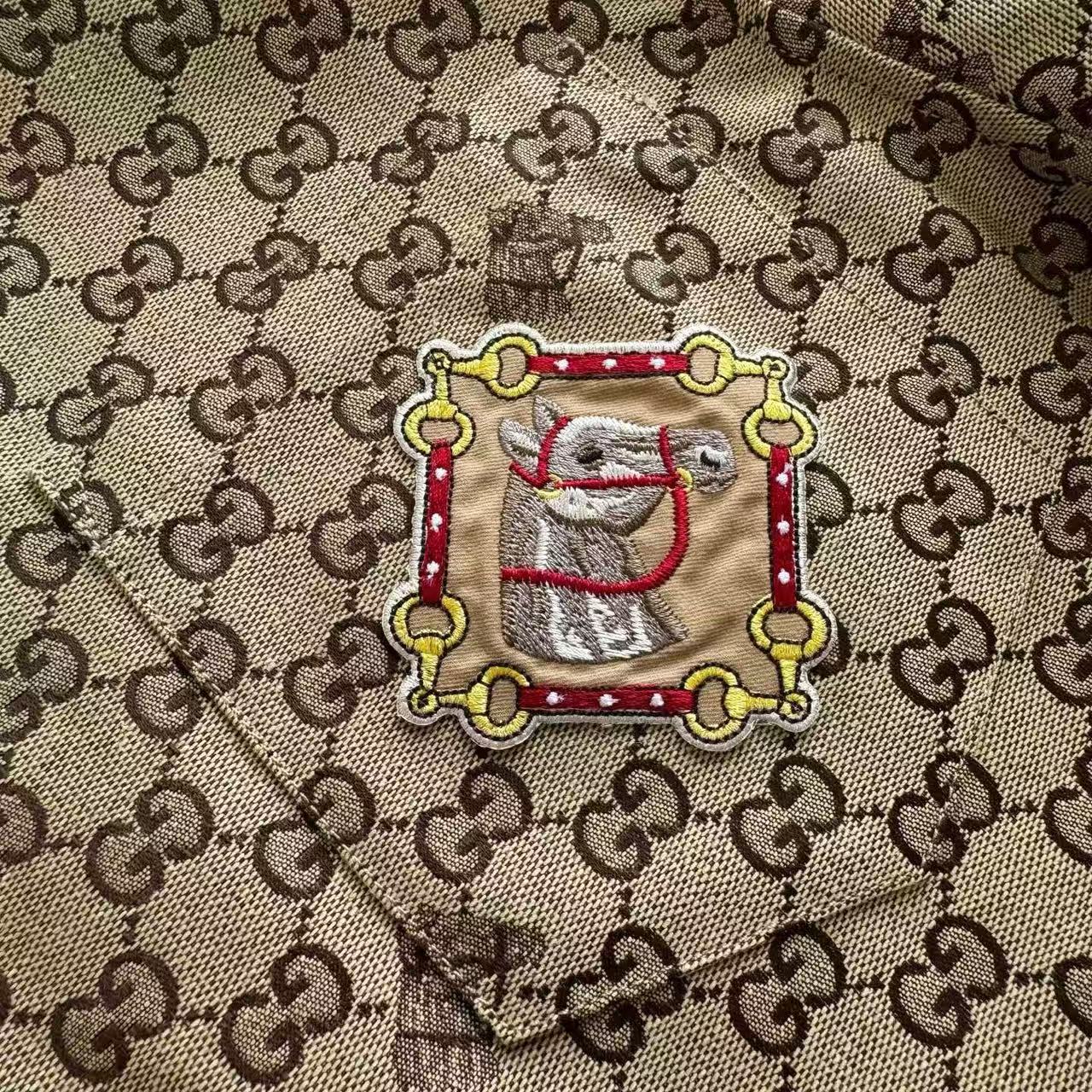 Gucci 雙G滿印短袖襯衫 高仿 精工 - 7