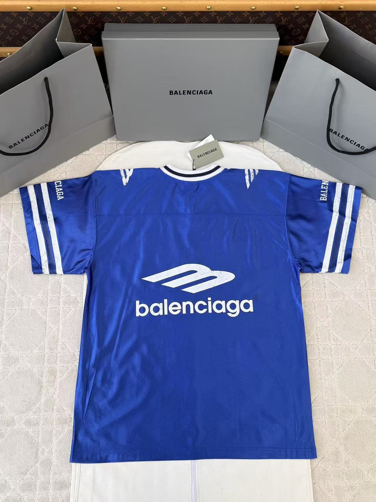 Balenciaga   曼聯聯名足球寬鬆短袖 精品復刻 - 6