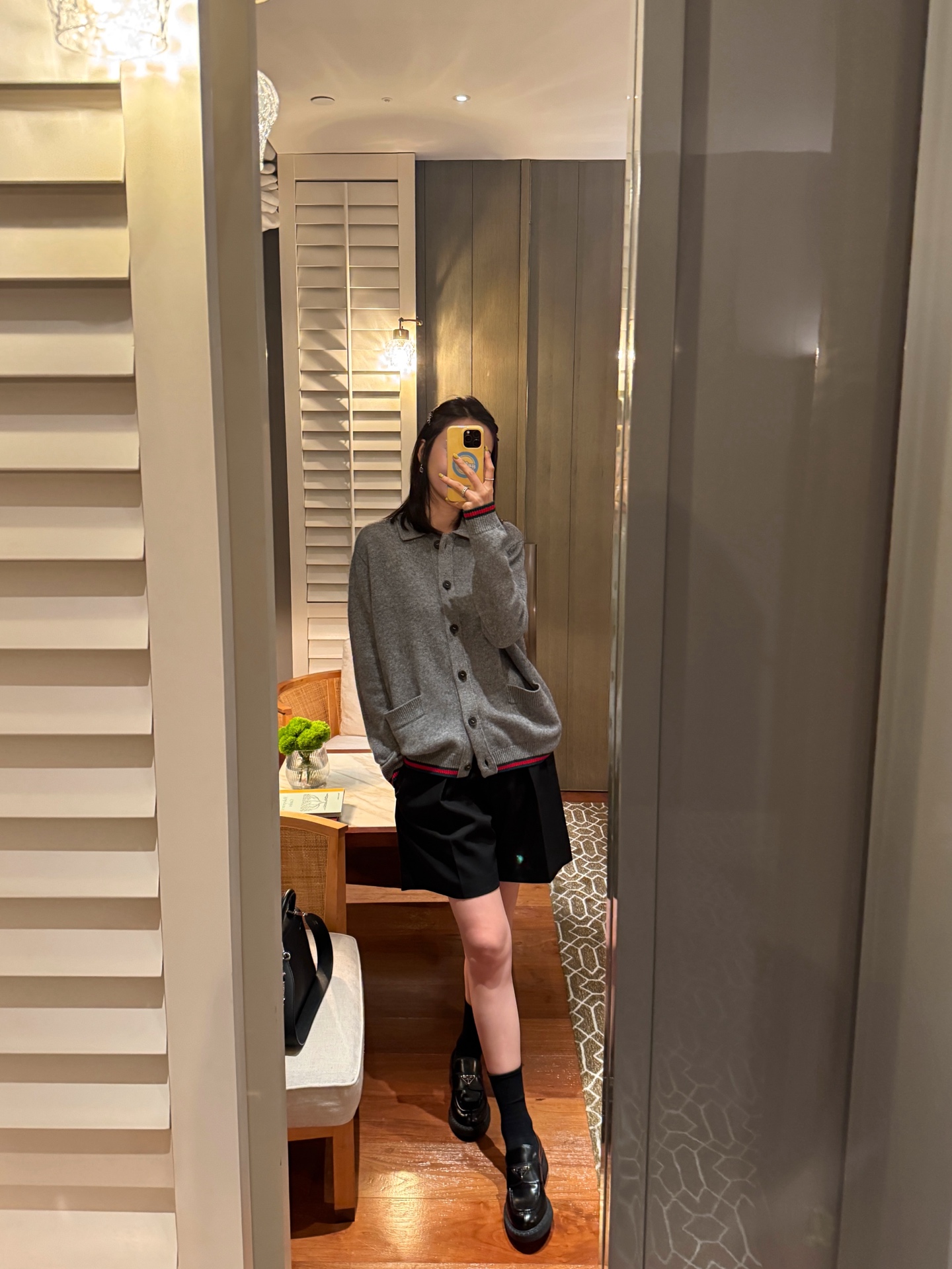 Gucci  翻領針織外套 精品 復刻 - 8