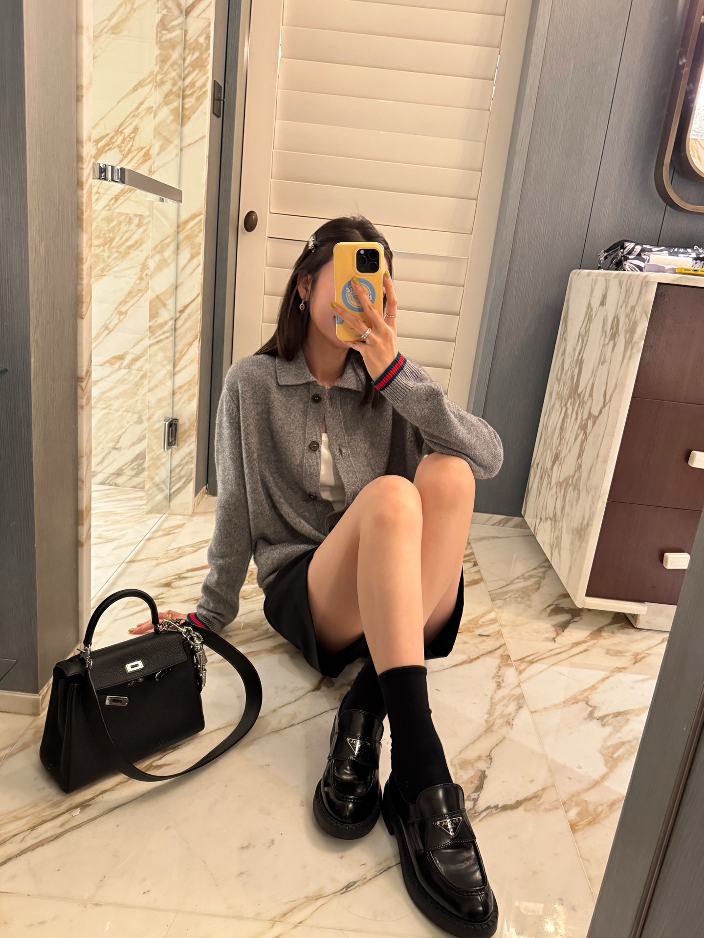 Gucci  翻領針織外套 精品 復刻 - 10