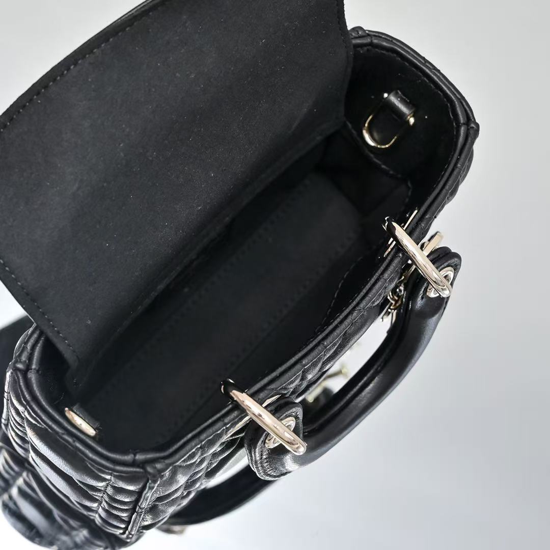 雙十一重磅福利款-Dior Mini Lady D-joy橫版黛妃包奢侈品精品 - 10