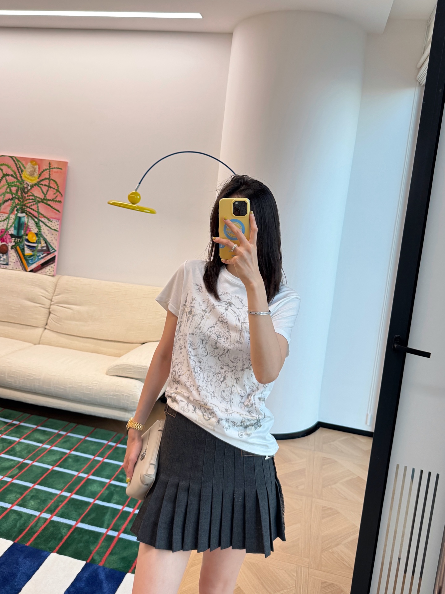 Dior 巴洛克建築印花短袖 精品 時尚 - 6