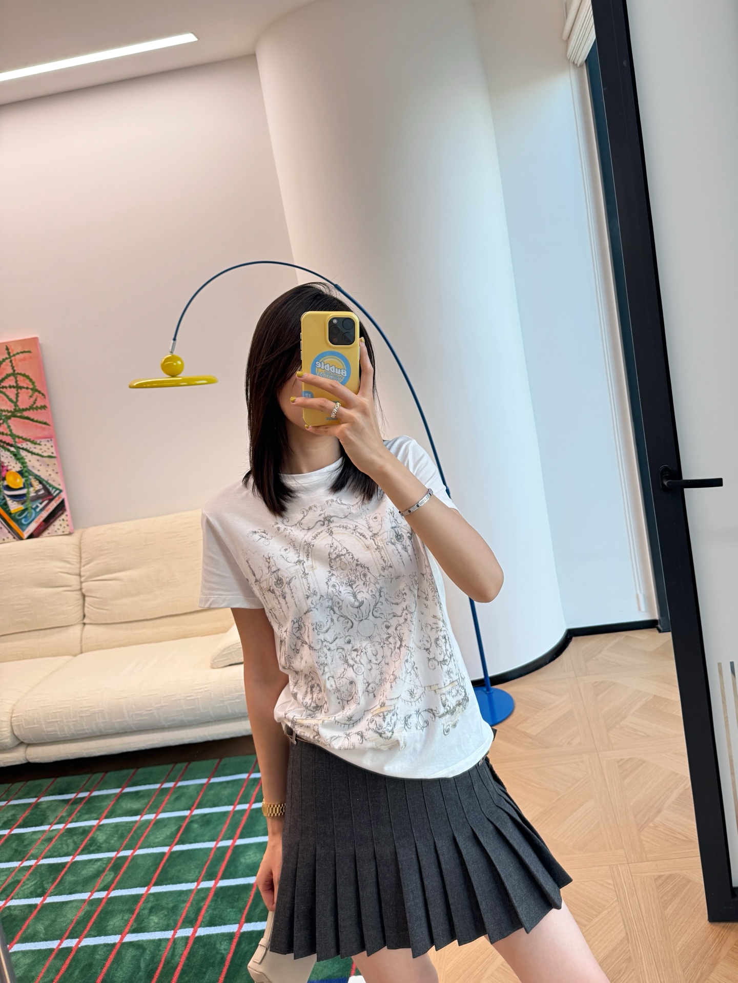 Dior 巴洛克建築印花短袖 精品 時尚 - 7