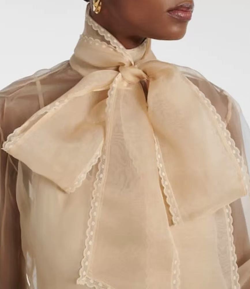 Zimmerman   風桑蠶絲歐根紗兩件式襯衫 精品 時尚 - 2