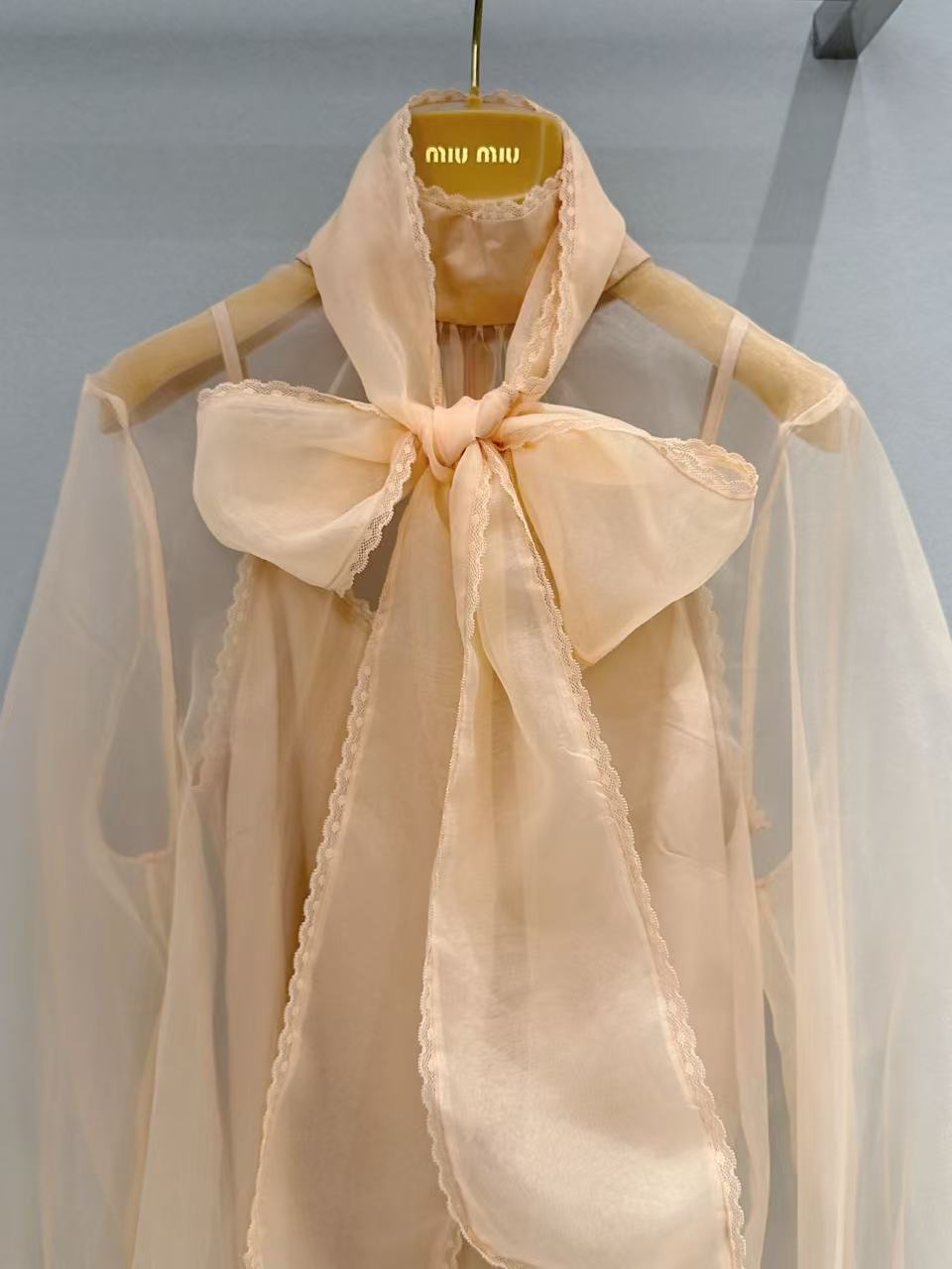 Zimmerman   風桑蠶絲歐根紗兩件式襯衫 精品 時尚 - 4